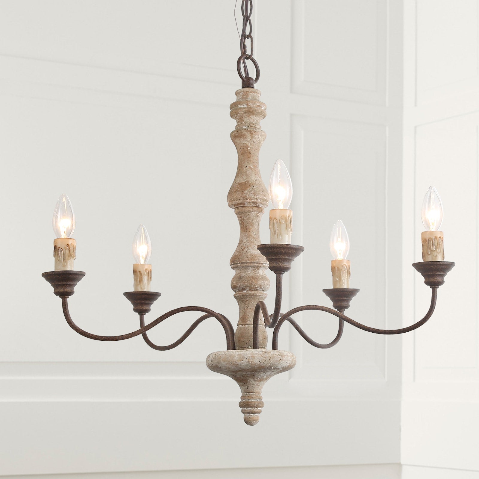 Fljotuvyi Individual Creativity Wood Chandelier - Letslighting
