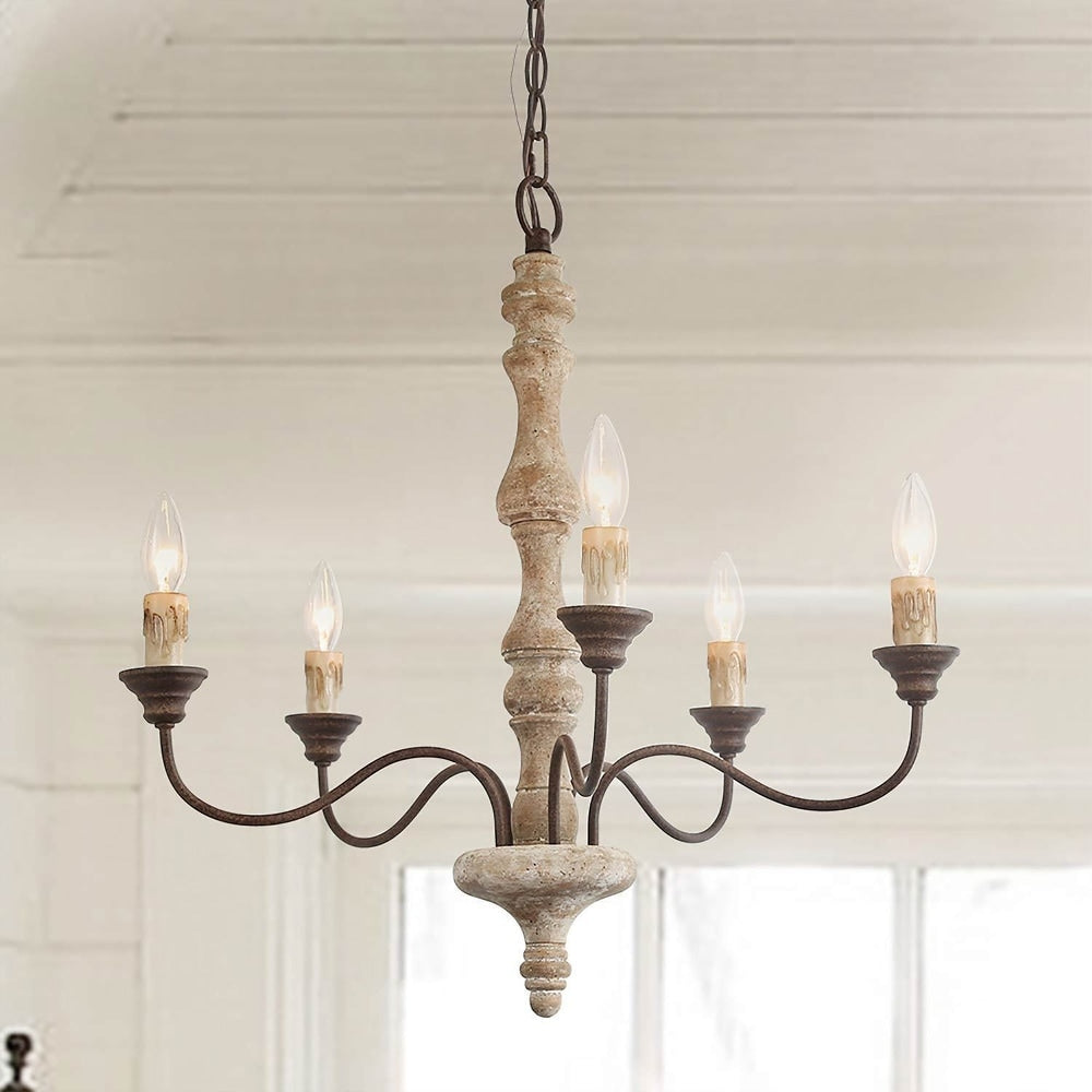 Fljotuvyi Individual Creativity Wood Chandelier - Letslighting