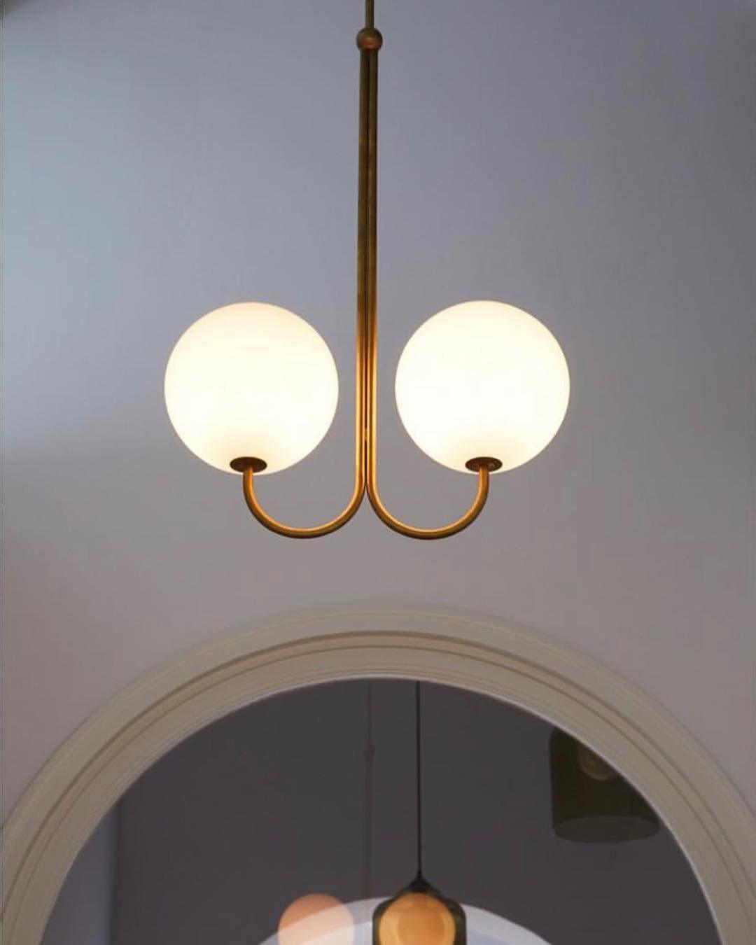 Mirelent Brass & Glass Elegant Pendant Light - Letslighting