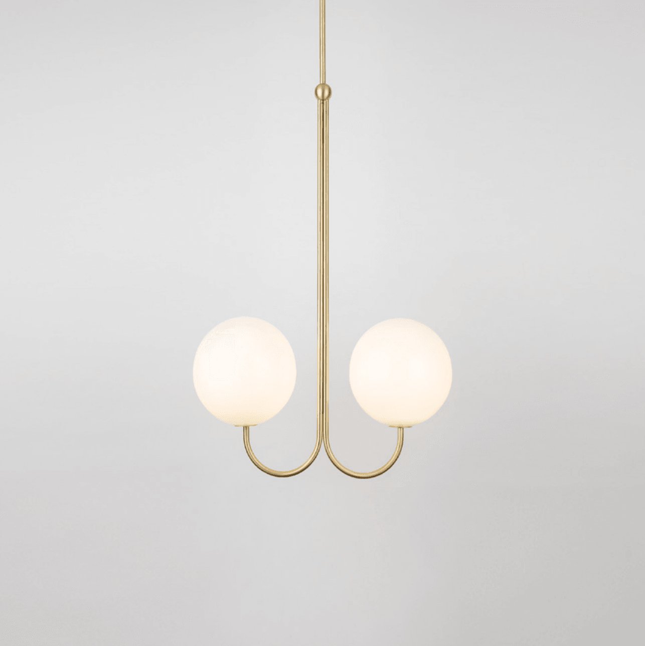 Mirelent Brass & Glass Elegant Pendant Light - Letslighting