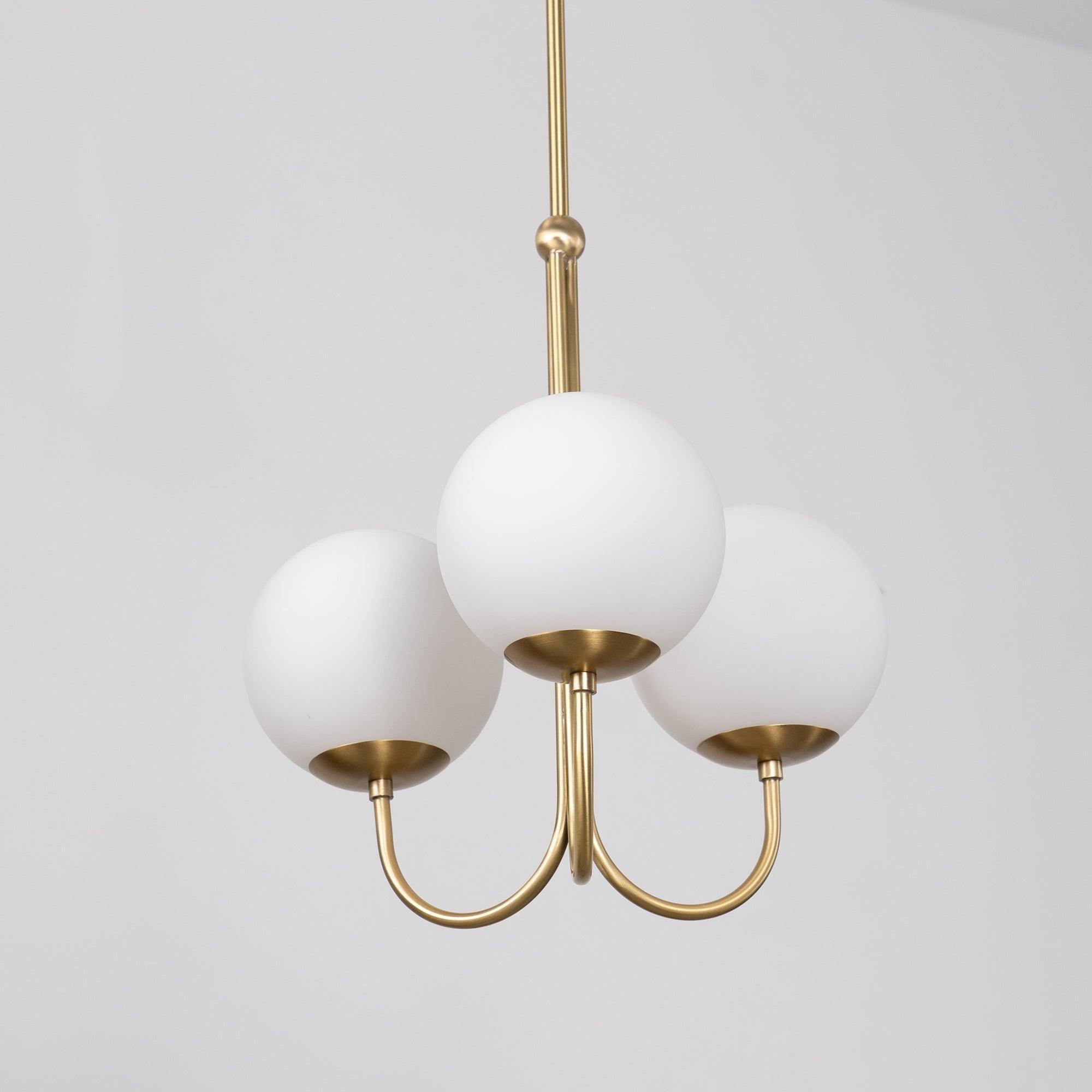 Mirelent Brass & Glass Elegant Pendant Light - Letslighting