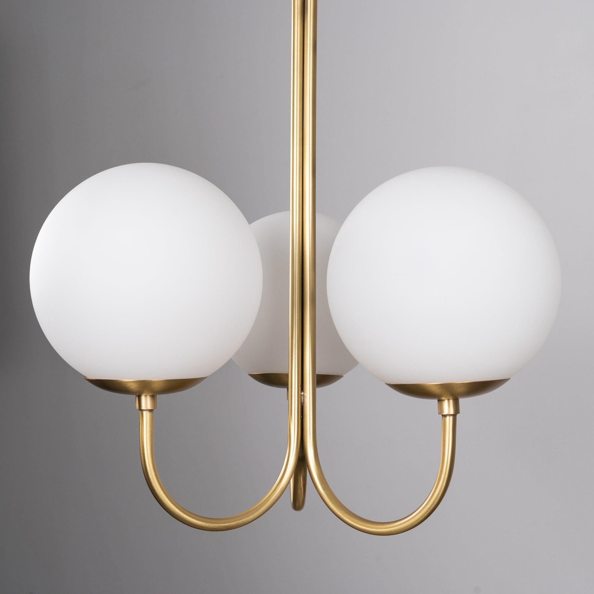 Mirelent Brass & Glass Elegant Pendant Light - Letslighting
