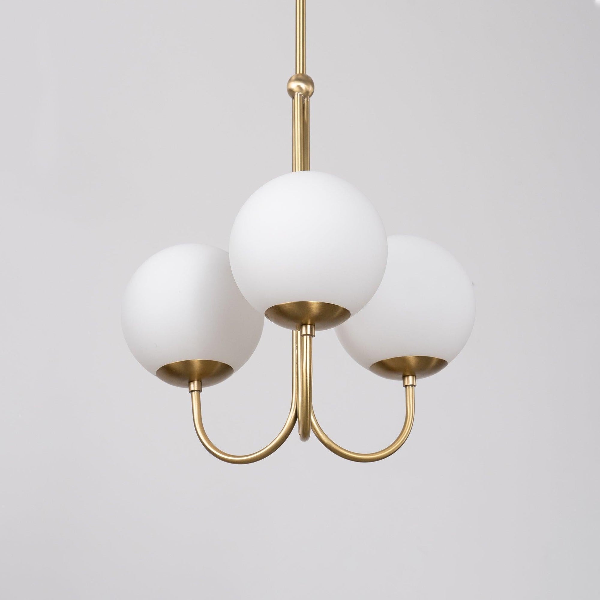 Mirelent Brass & Glass Elegant Pendant Light - Letslighting