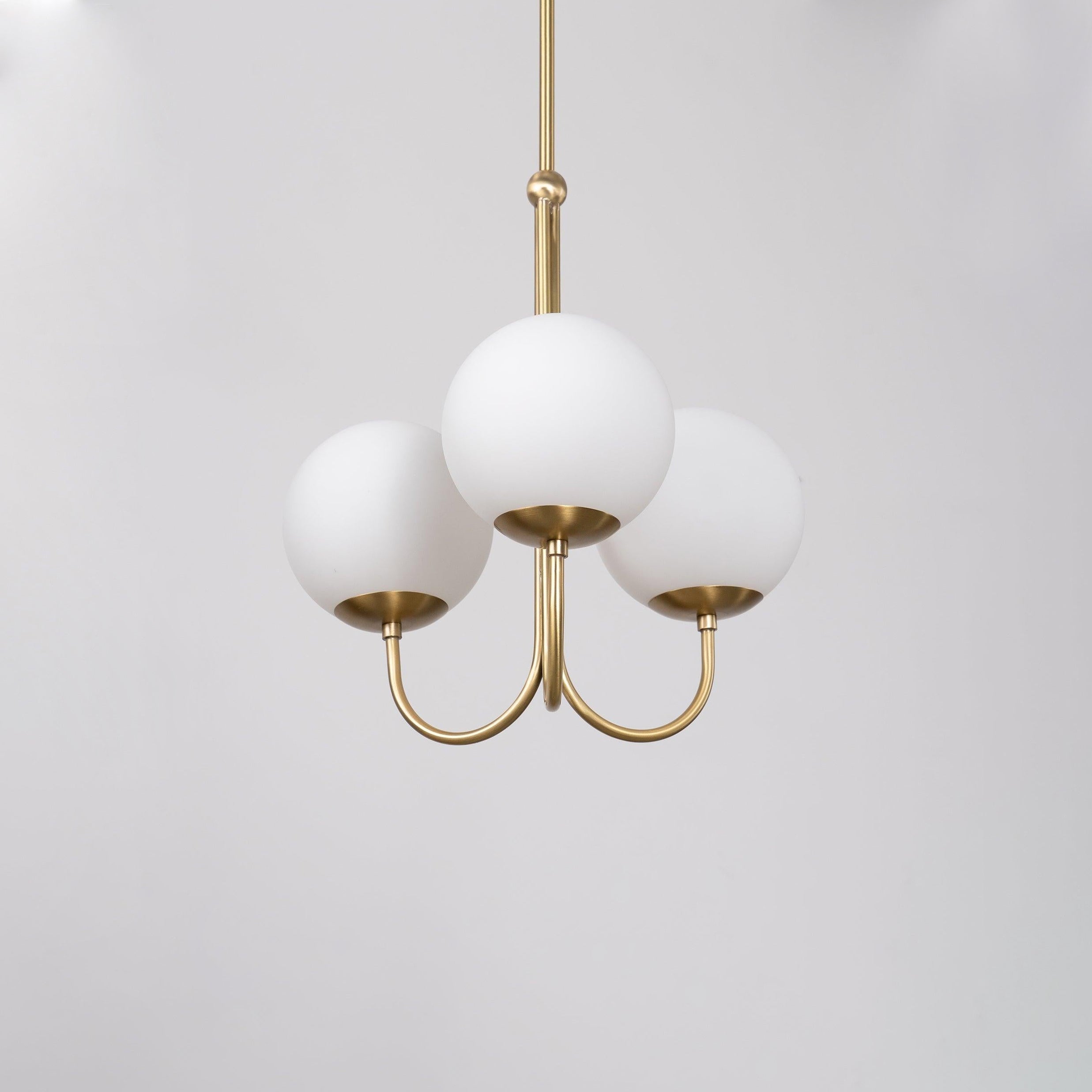 Mirelent Brass & Glass Elegant Pendant Light - Letslighting