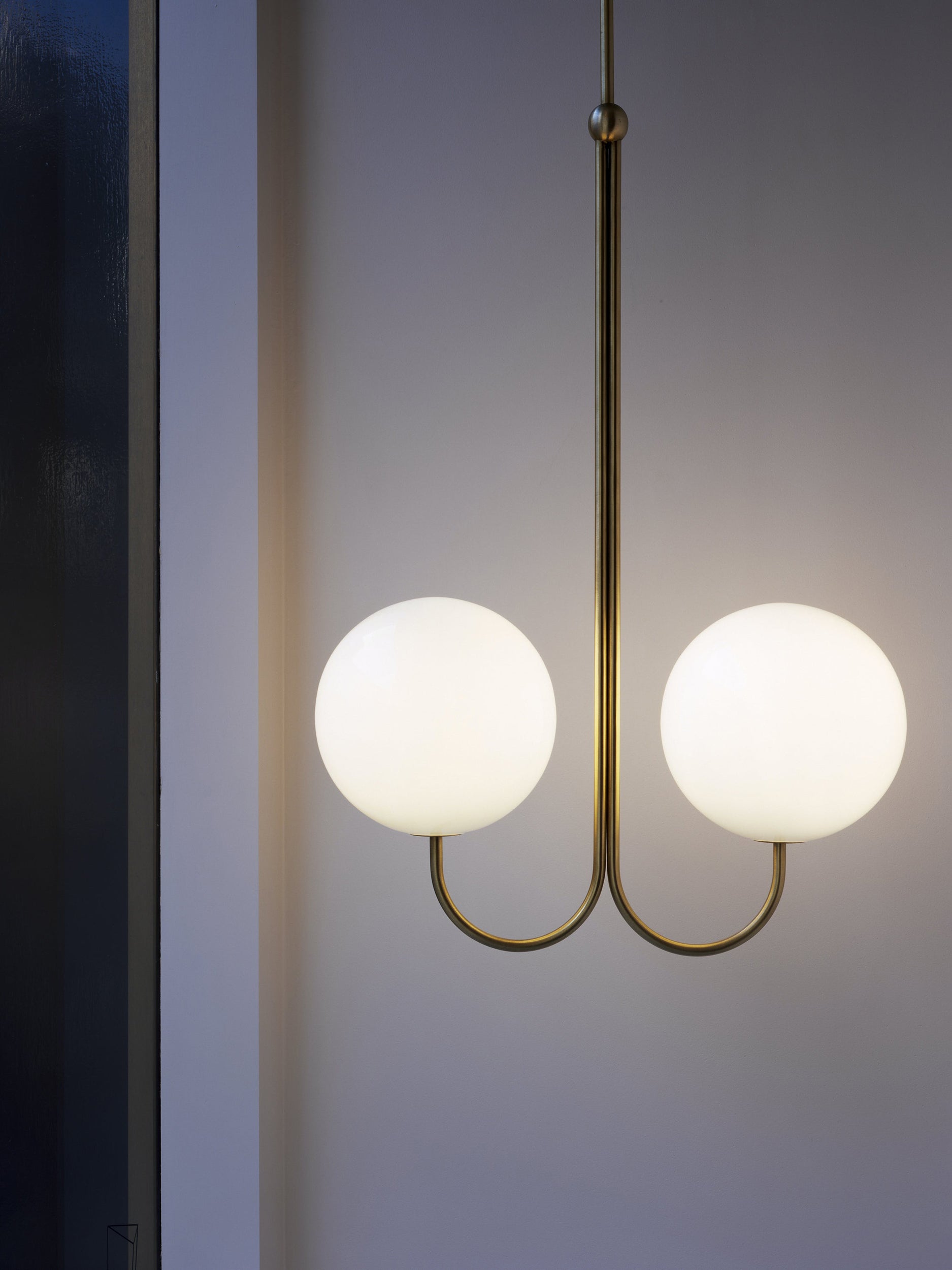 Mirelent Brass & Glass Elegant Pendant Light - Letslighting