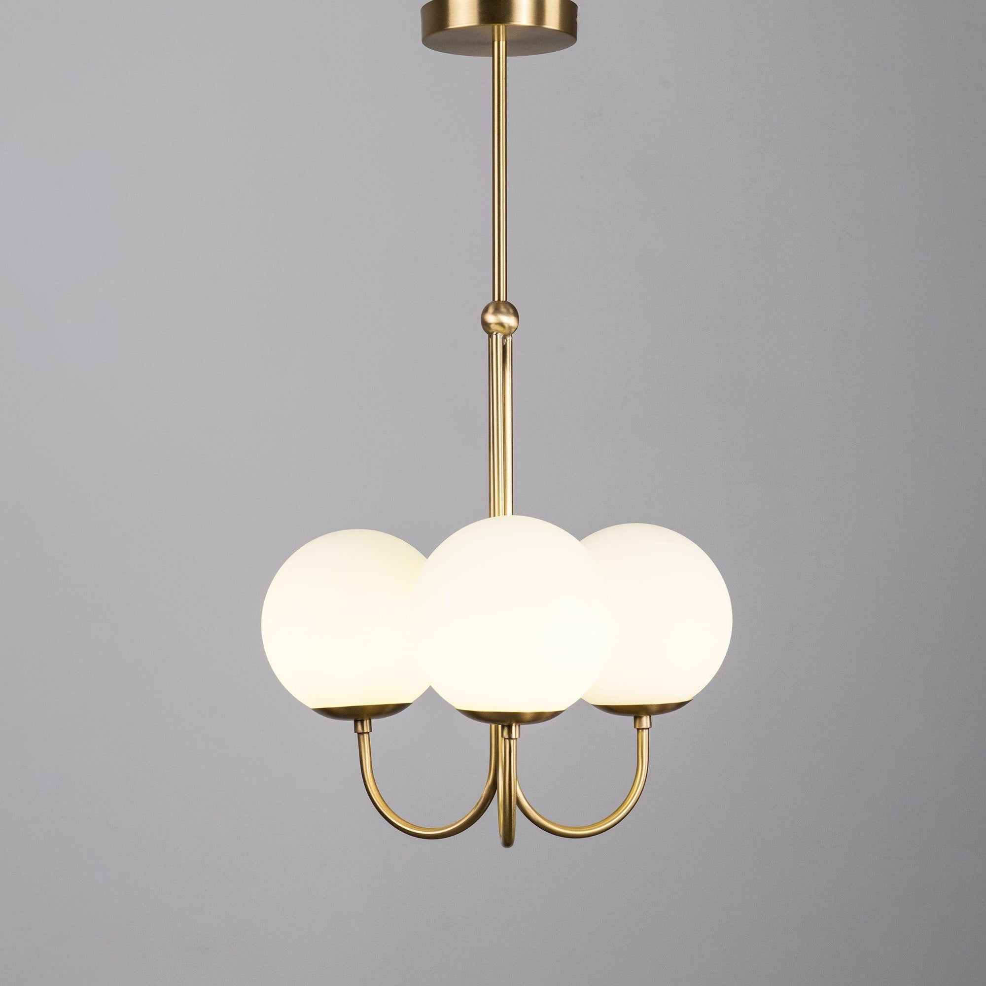 Mirelent Brass & Glass Elegant Pendant Light - Letslighting