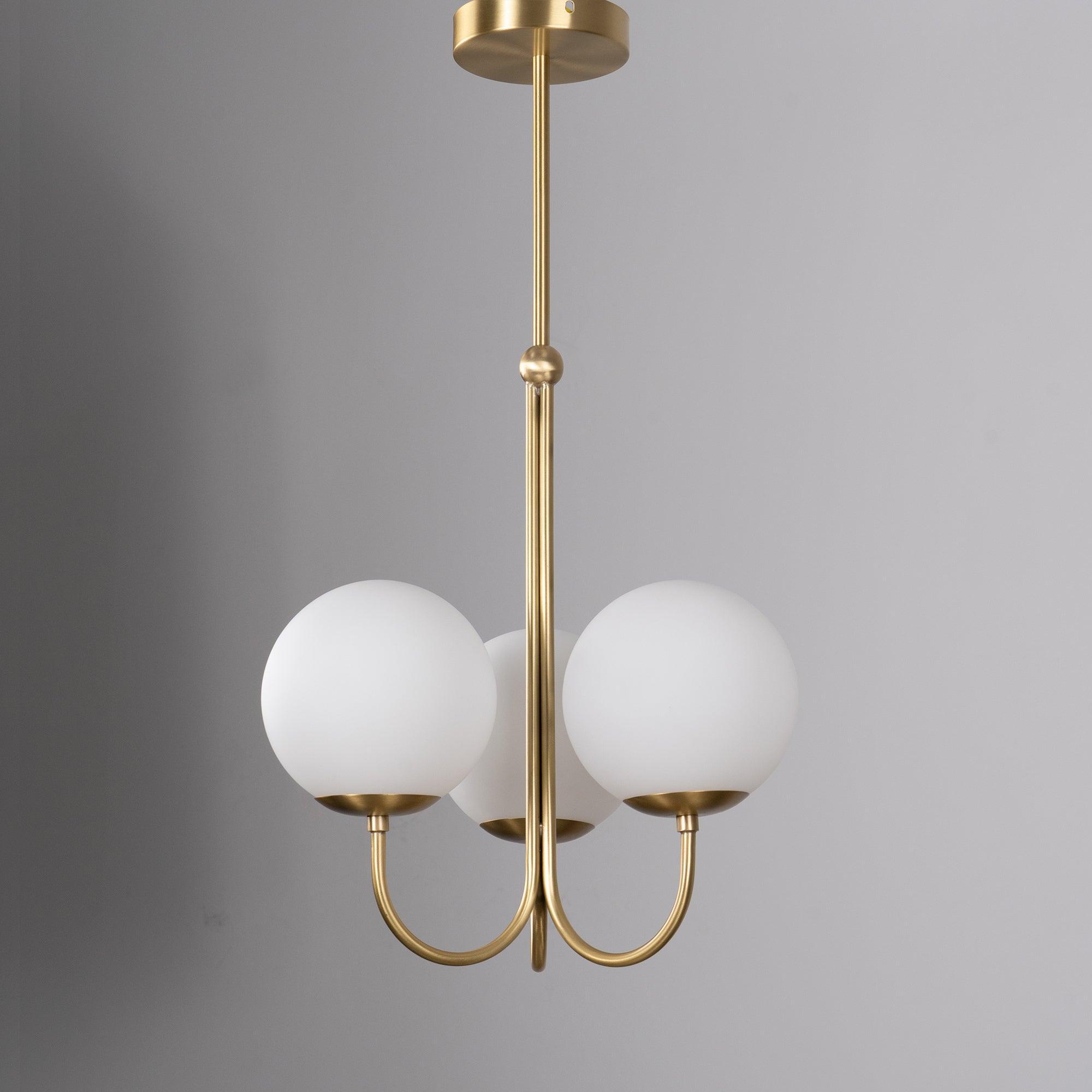 Mirelent Brass & Glass Elegant Pendant Light - Letslighting