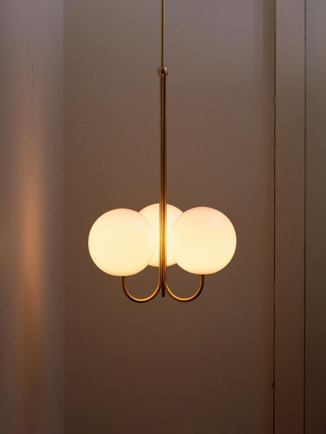 Mirelent Brass & Glass Elegant Pendant Light - Letslighting