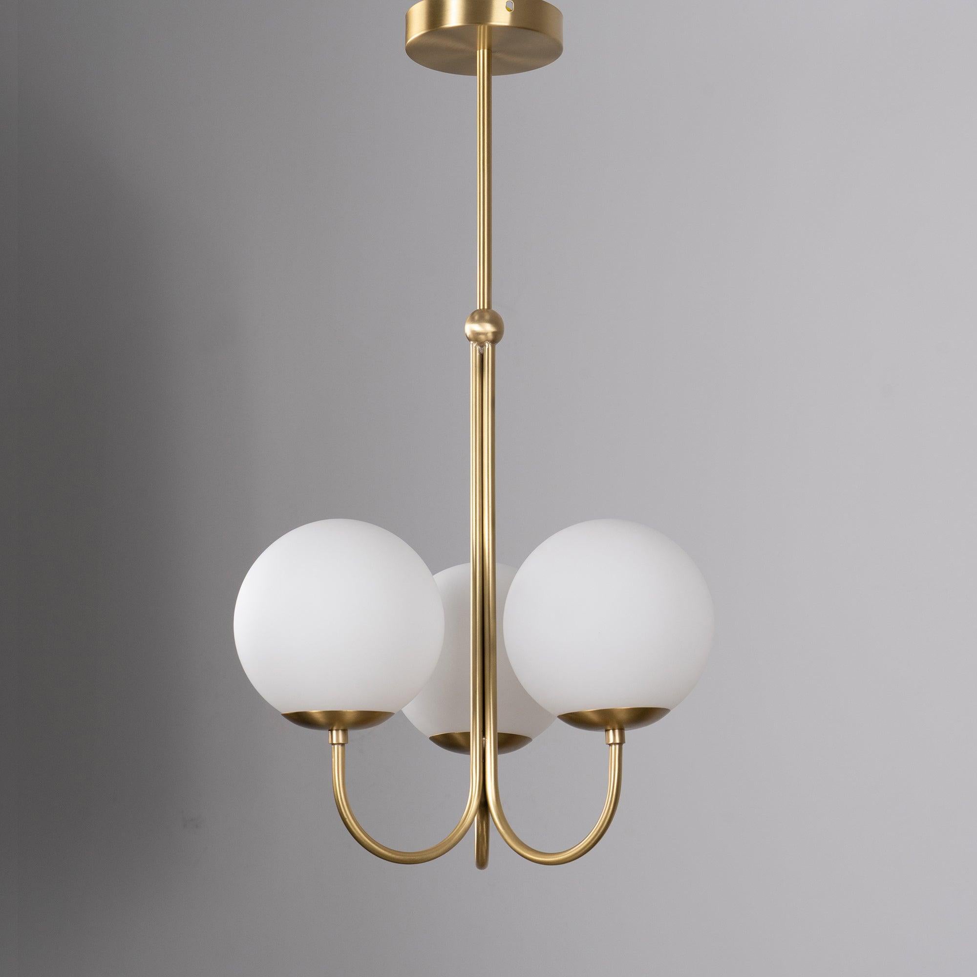 Mirelent Brass & Glass Elegant Pendant Light - Letslighting