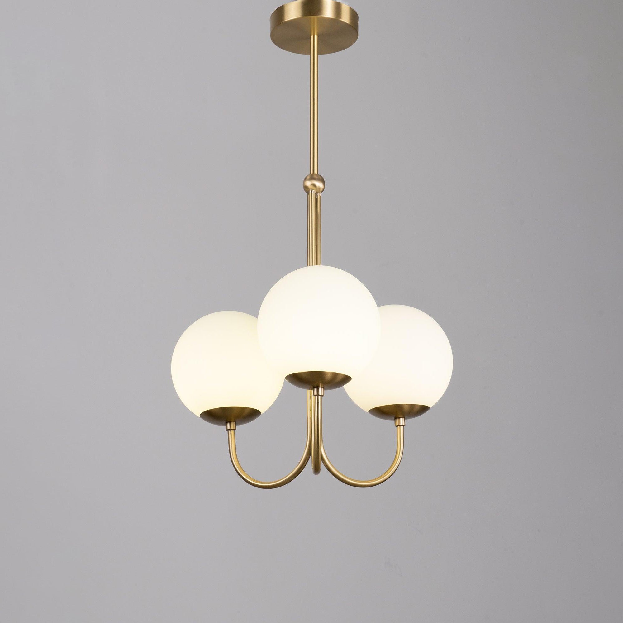 Mirelent Brass & Glass Elegant Pendant Light - Letslighting