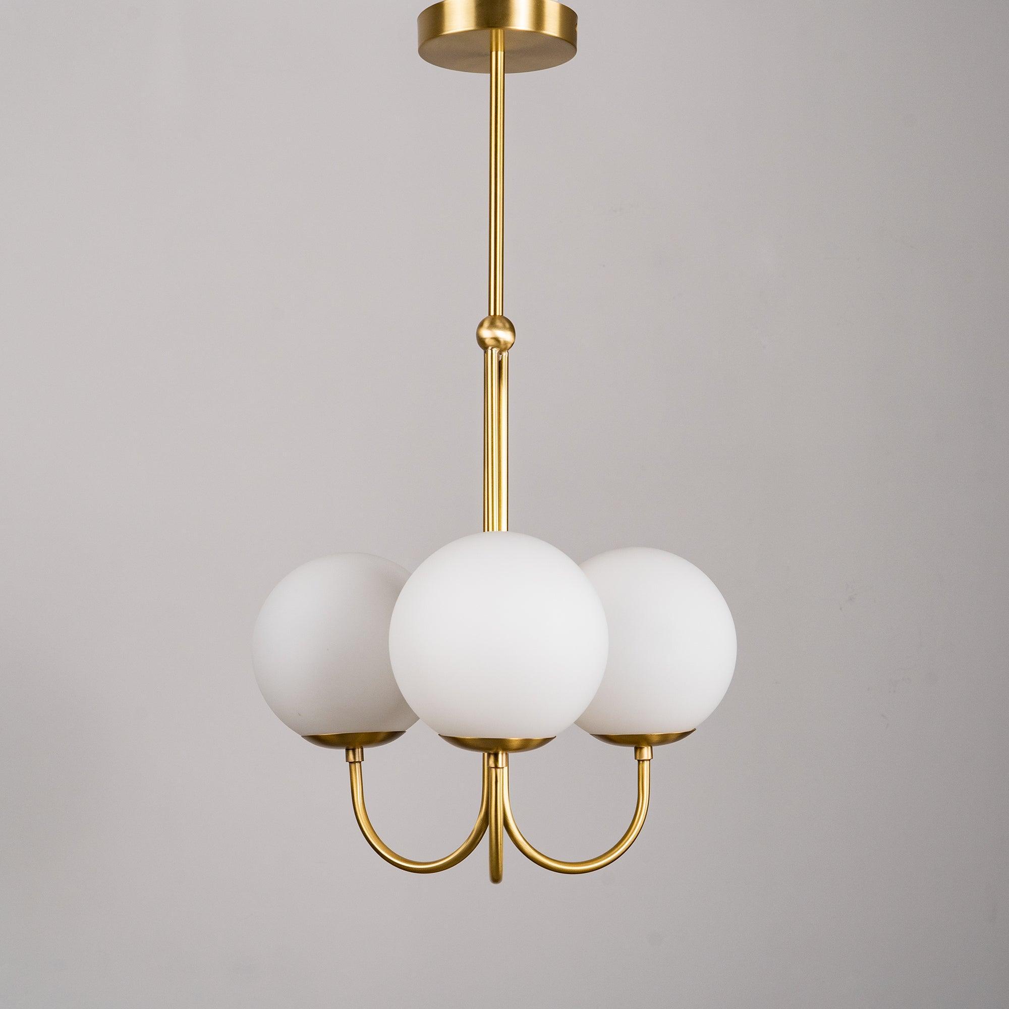 Mirelent Brass & Glass Elegant Pendant Light - Letslighting