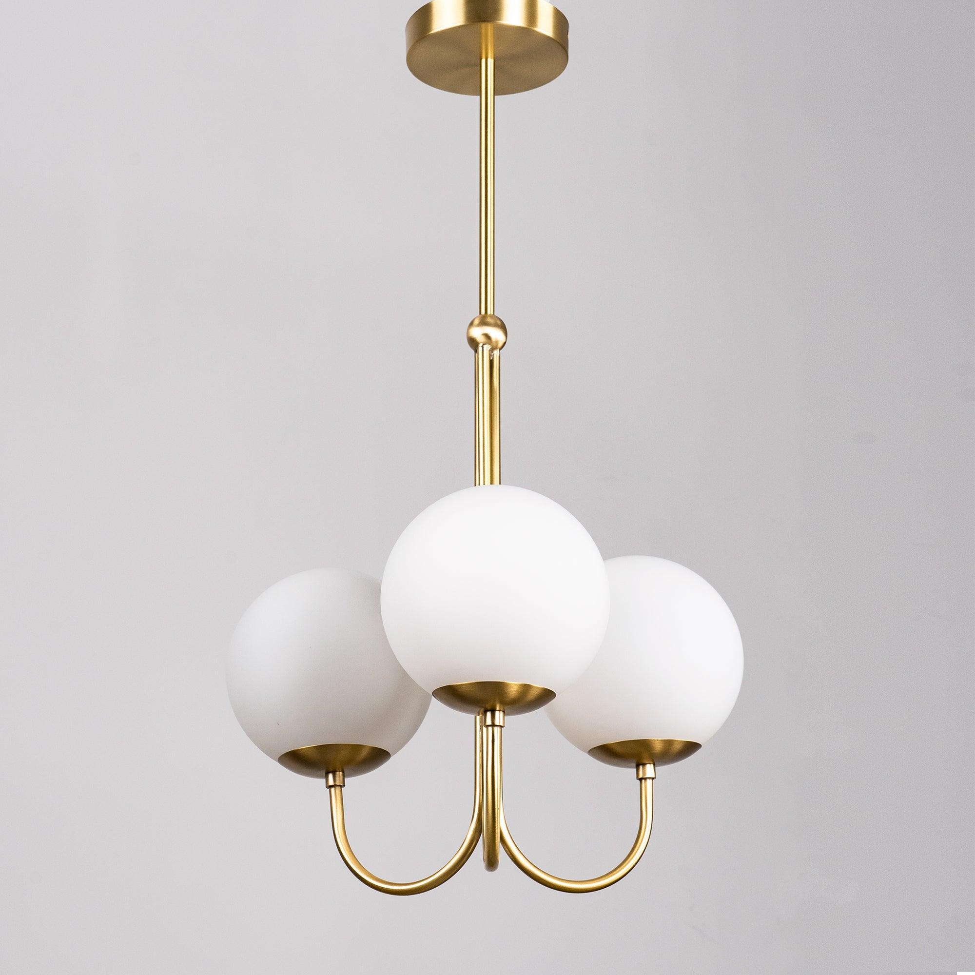 Mirelent Brass & Glass Elegant Pendant Light - Letslighting