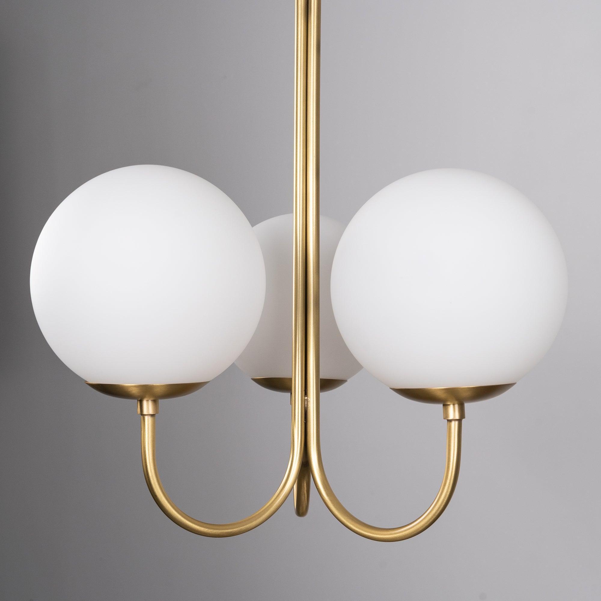 Mirelent Brass & Glass Elegant Pendant Light - Letslighting