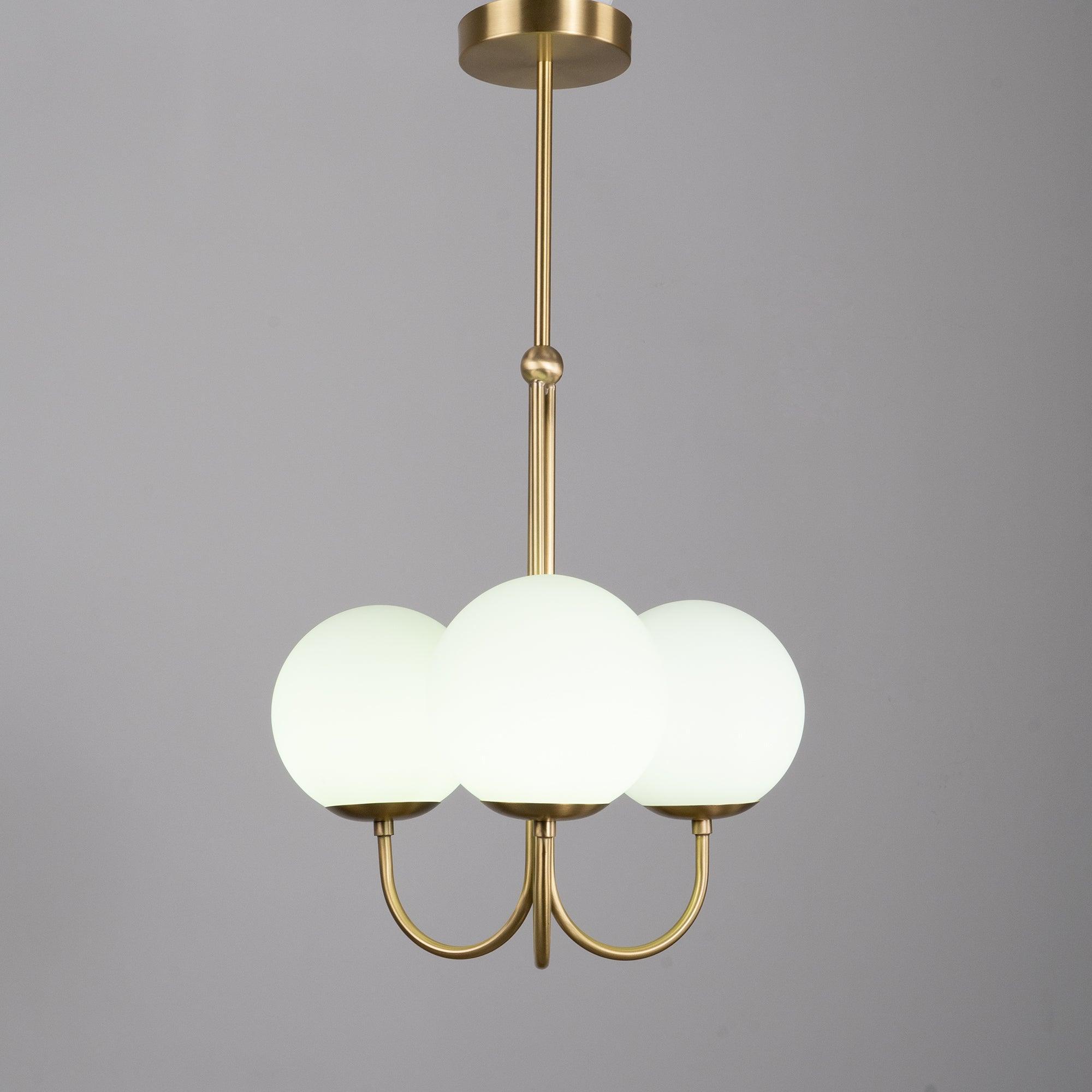 Mirelent Brass & Glass Elegant Pendant Light - Letslighting