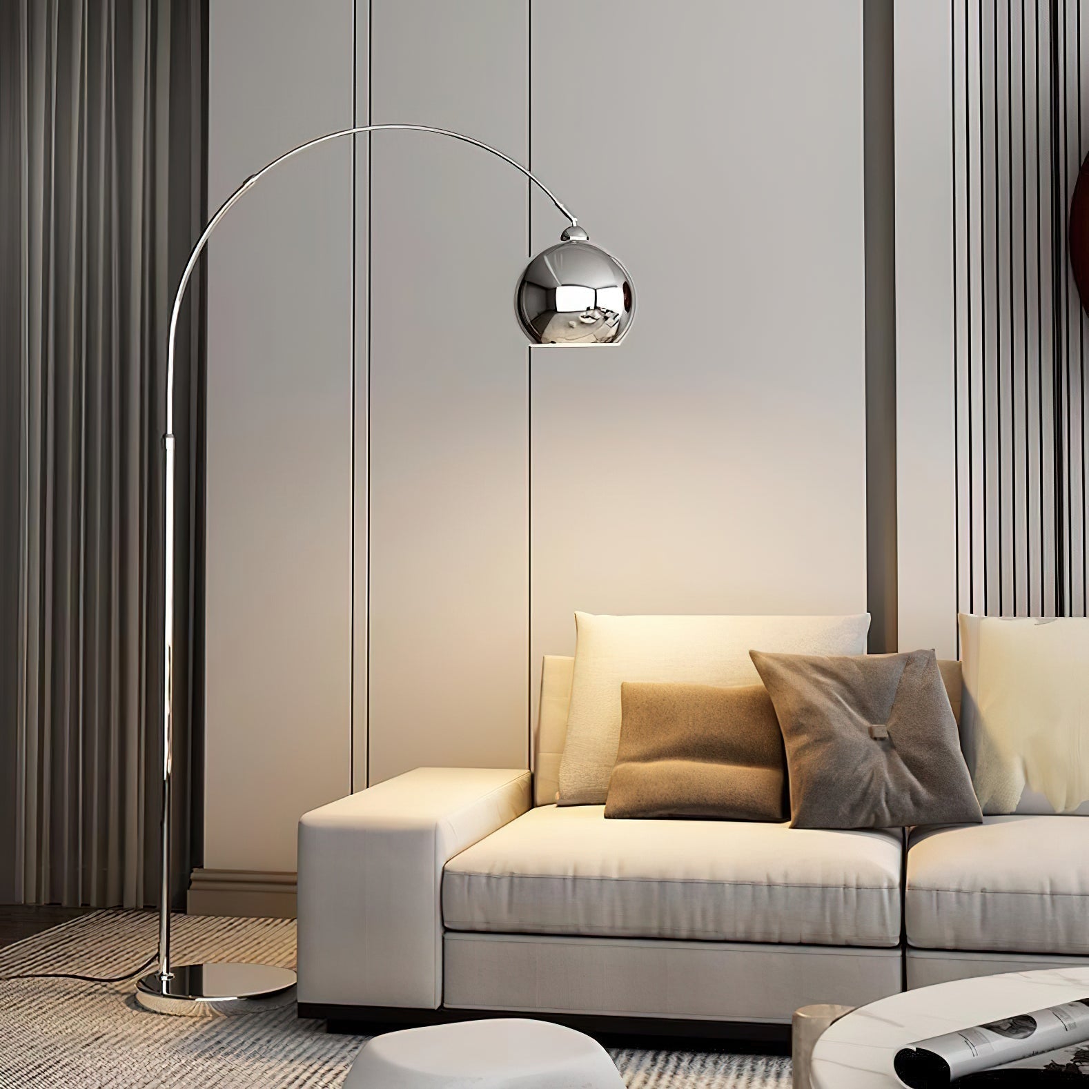 Opal Minimalist Floor Lamp - Letslighting