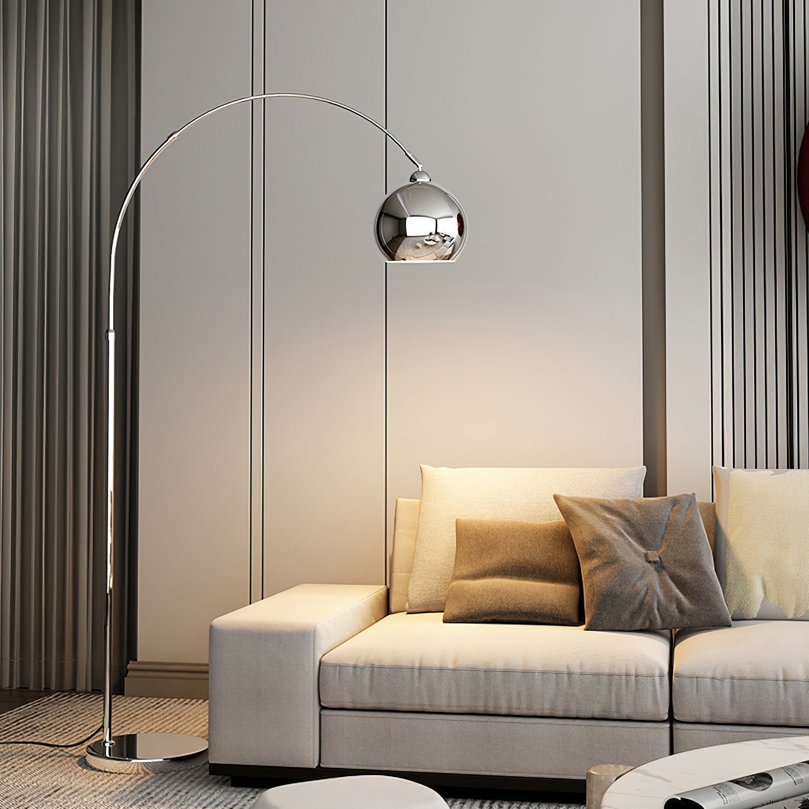 Opal Minimalist Floor Lamp - Letslighting