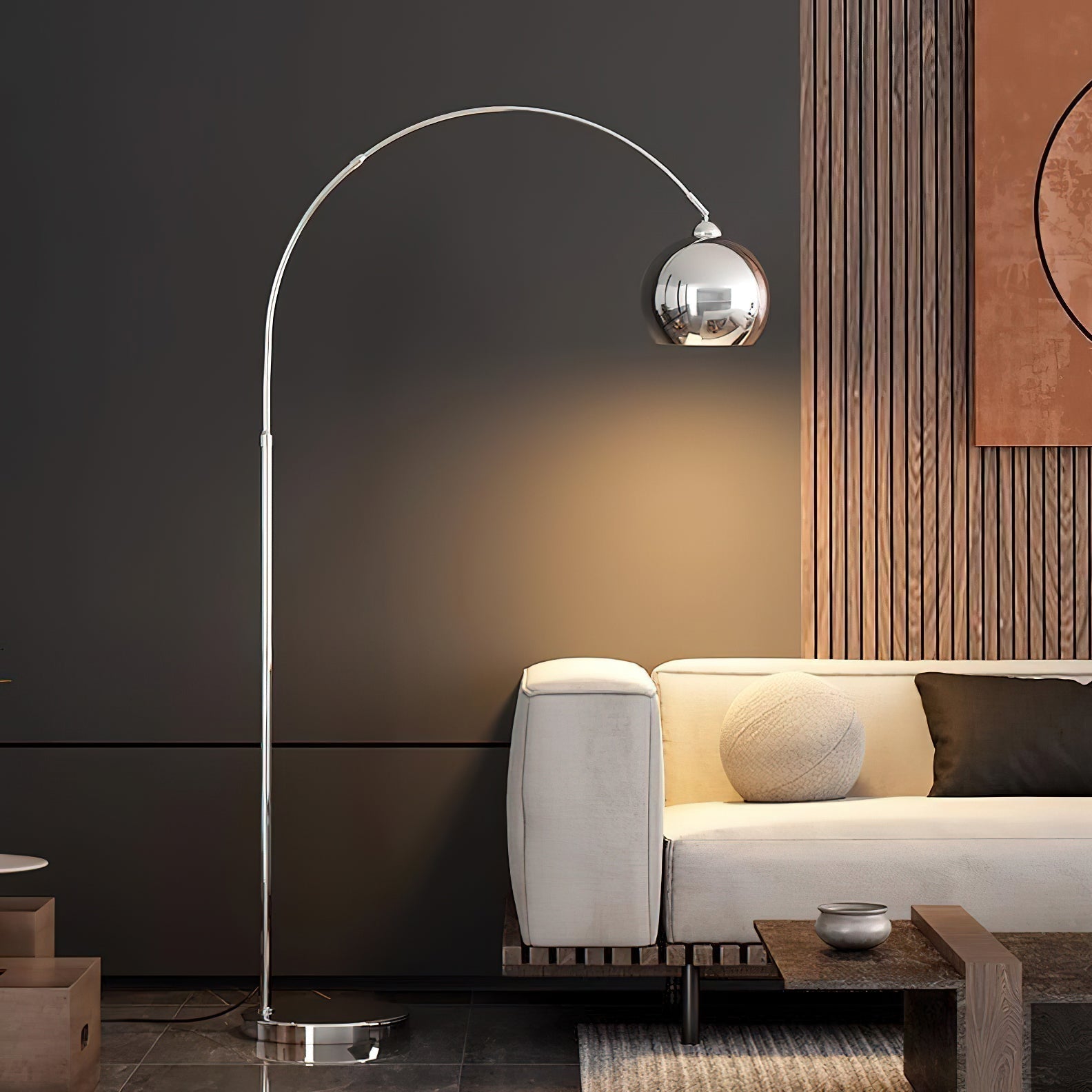 Opal Minimalist Floor Lamp - Letslighting