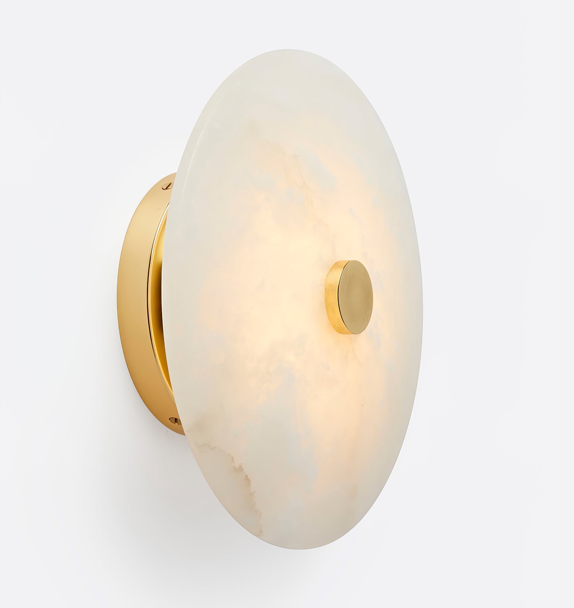 Jarnbruvyn Modern Brass Alabaster Ceiling Lamp - Letslighting