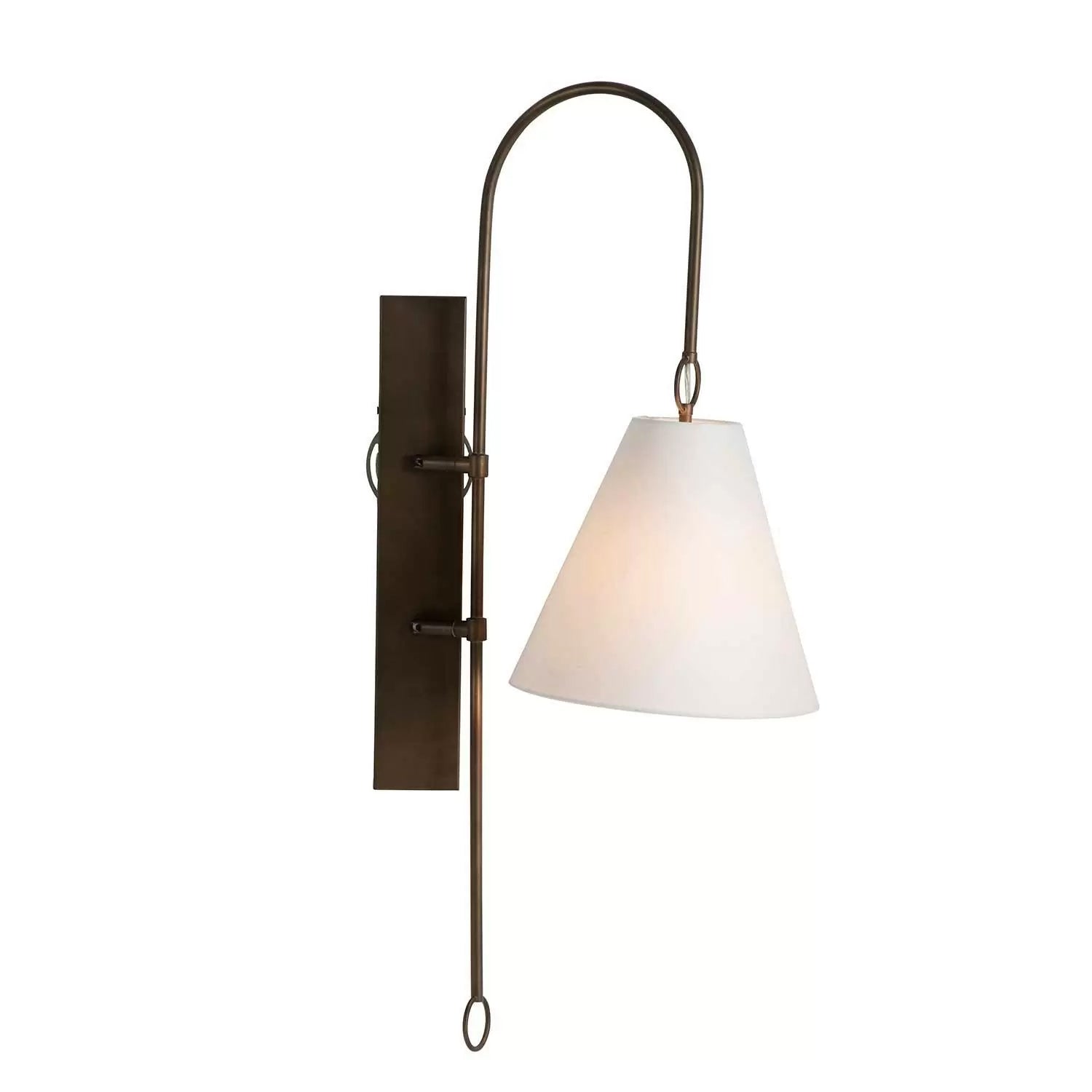 Andromeda Modern Premium Brass Fabric Wall Lamp - Letslighting