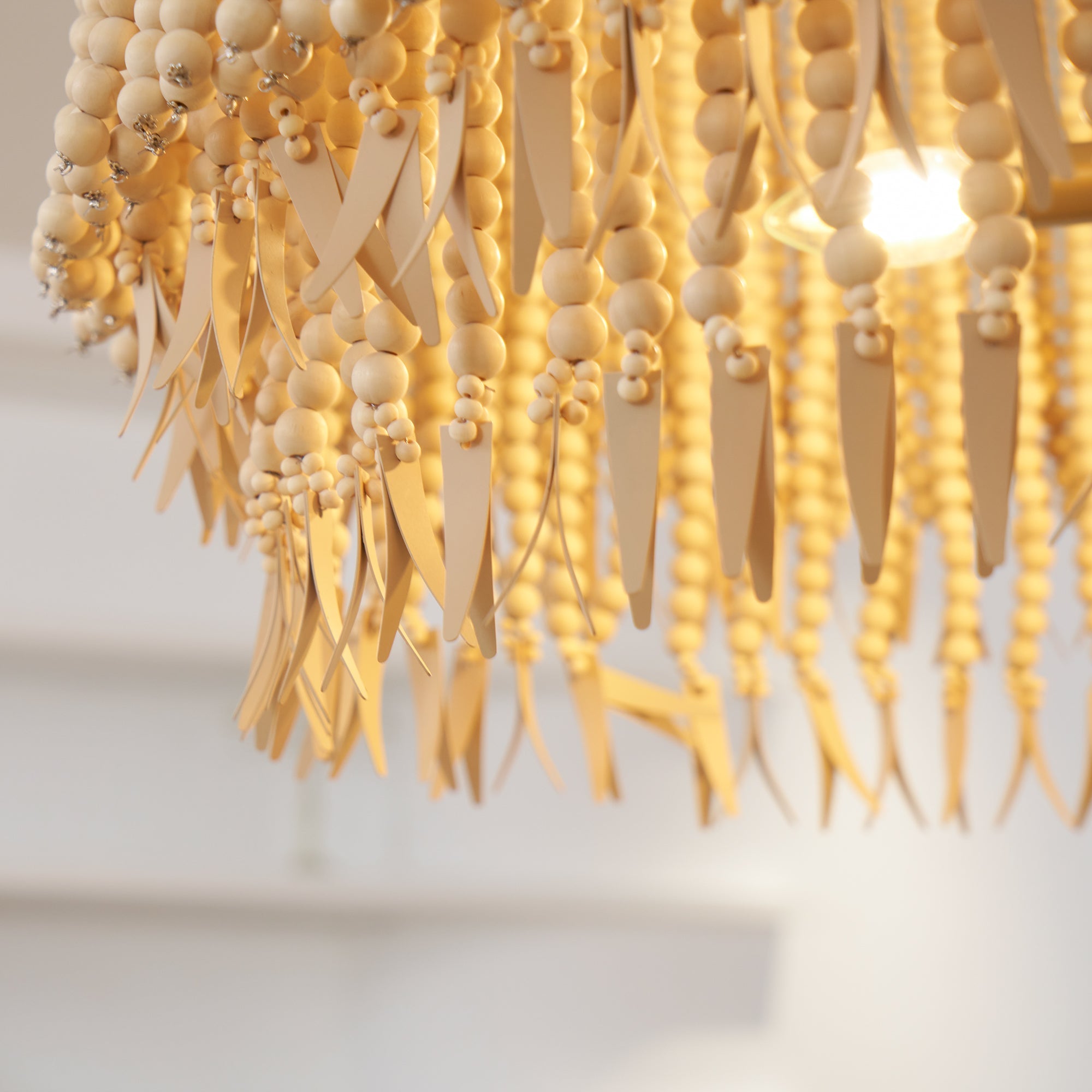 Silva Chandelier Wood and Coconut beads