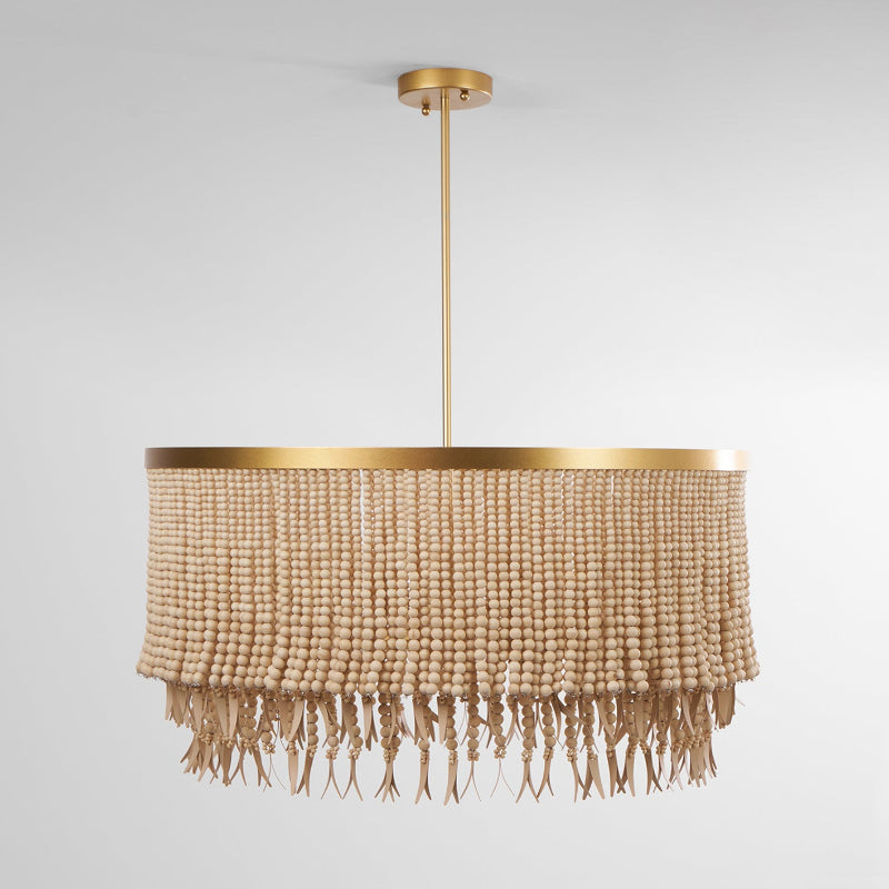 Silva Chandelier Wood and Coconut beads