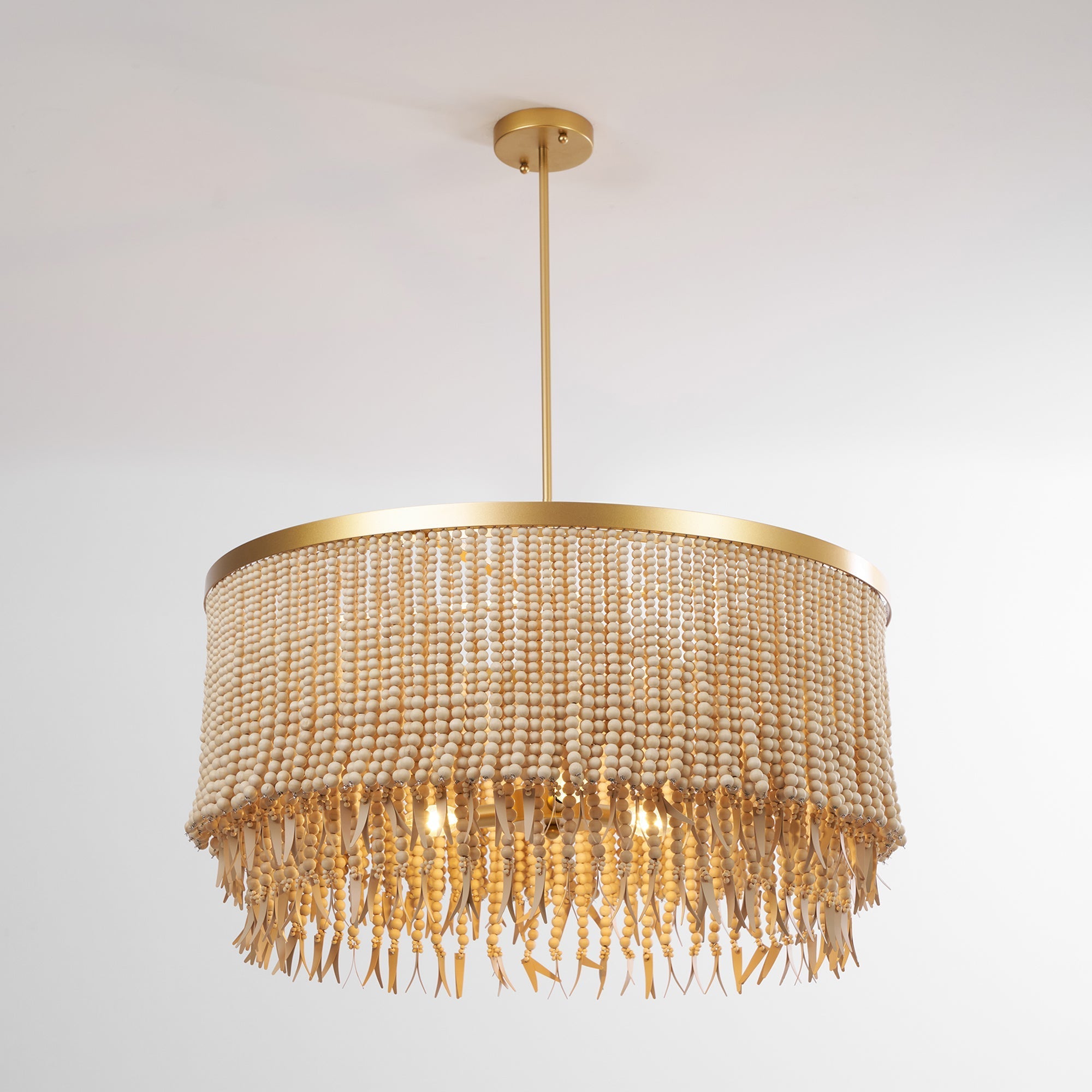 Silva Chandelier Wood and Coconut beads