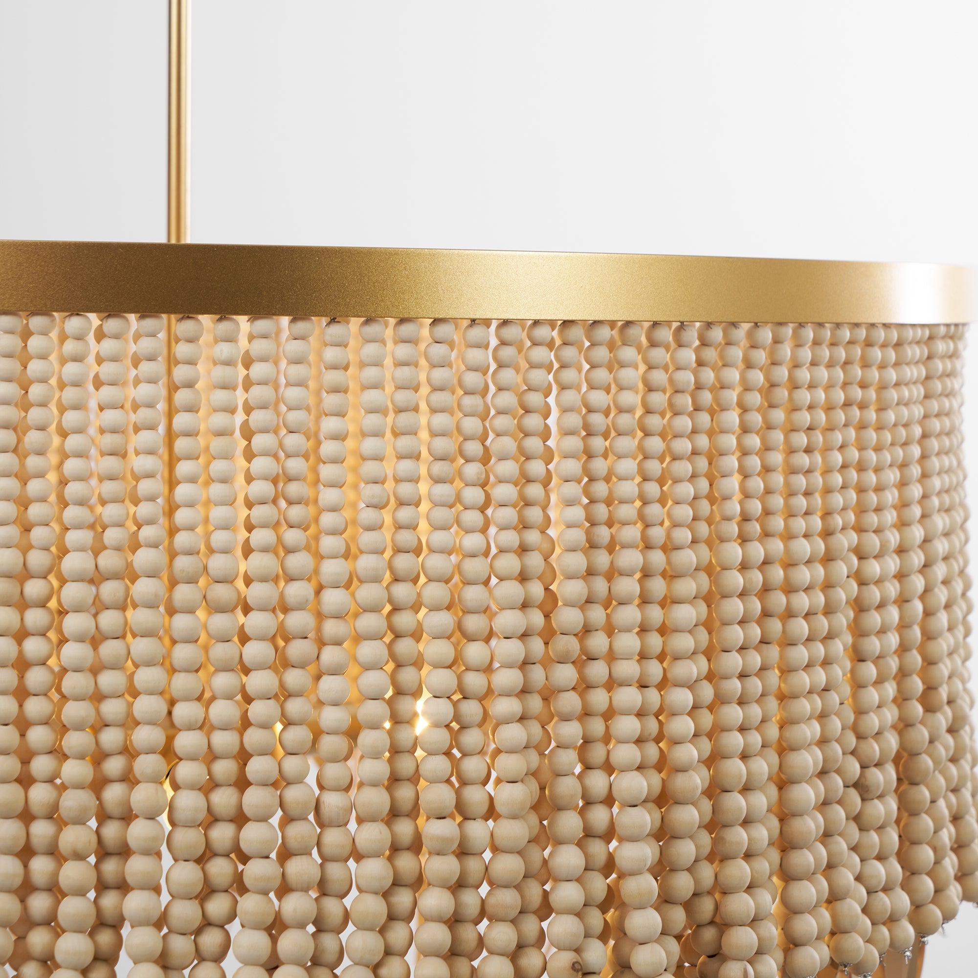 Silva Chandelier Wood and Coconut beads