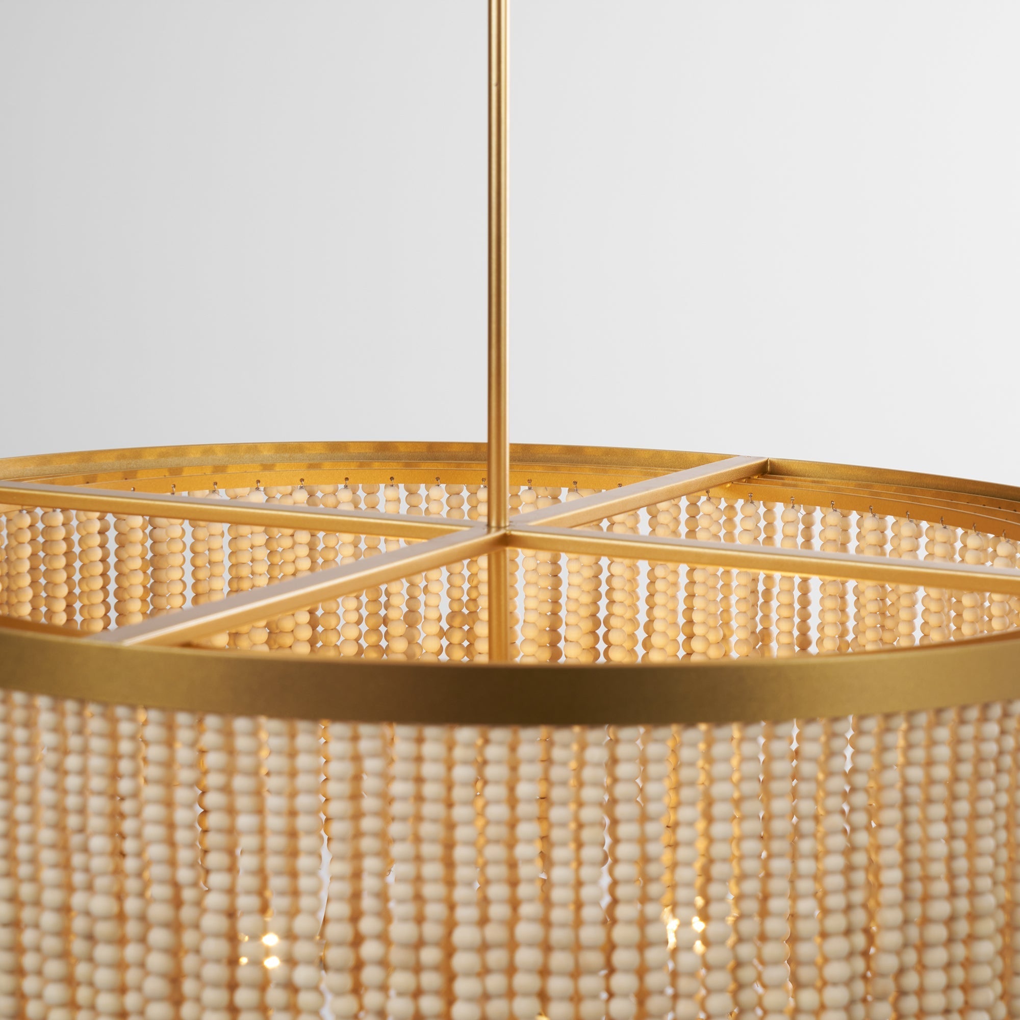 Silva Chandelier Wood and Coconut beads