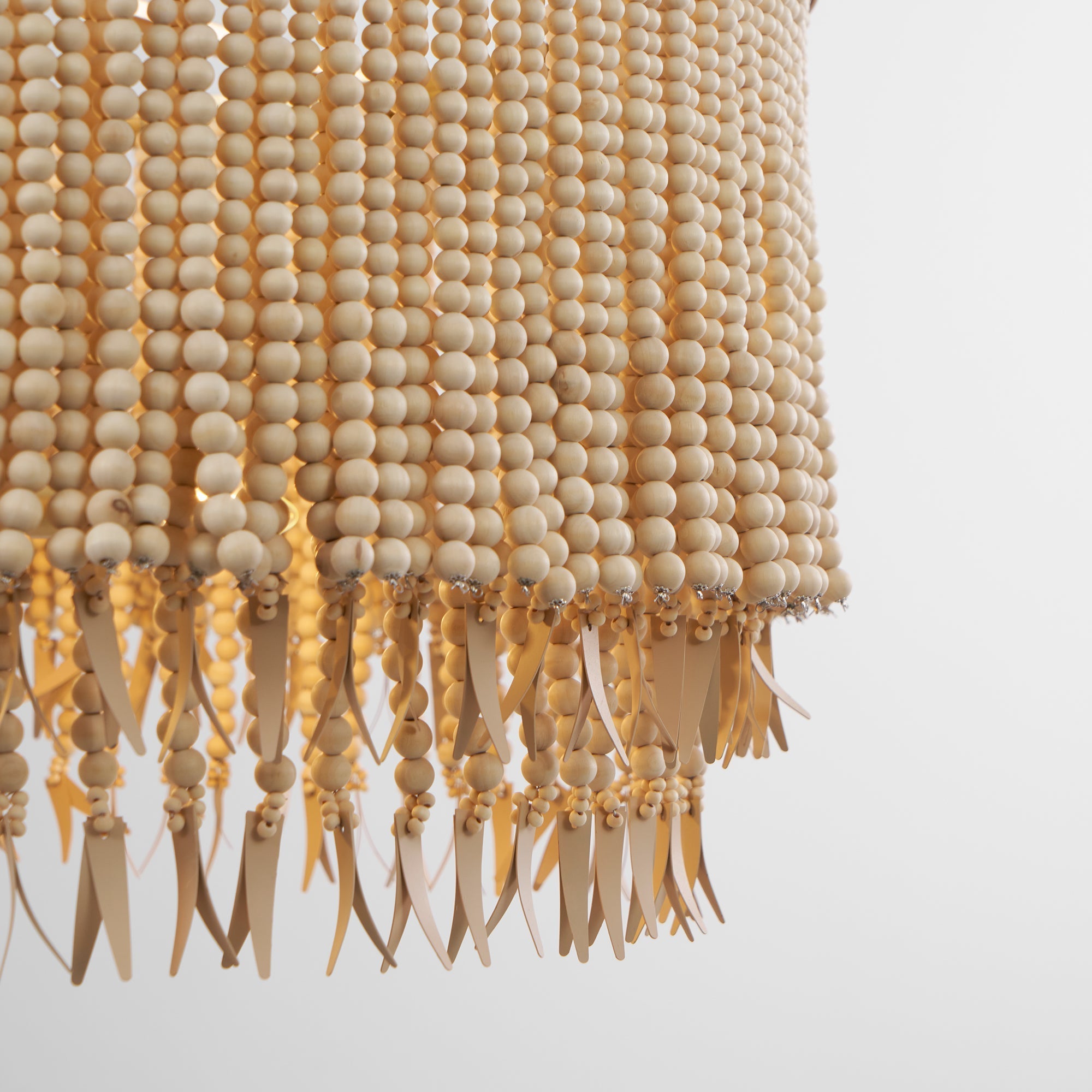 Silva Chandelier Wood and Coconut beads