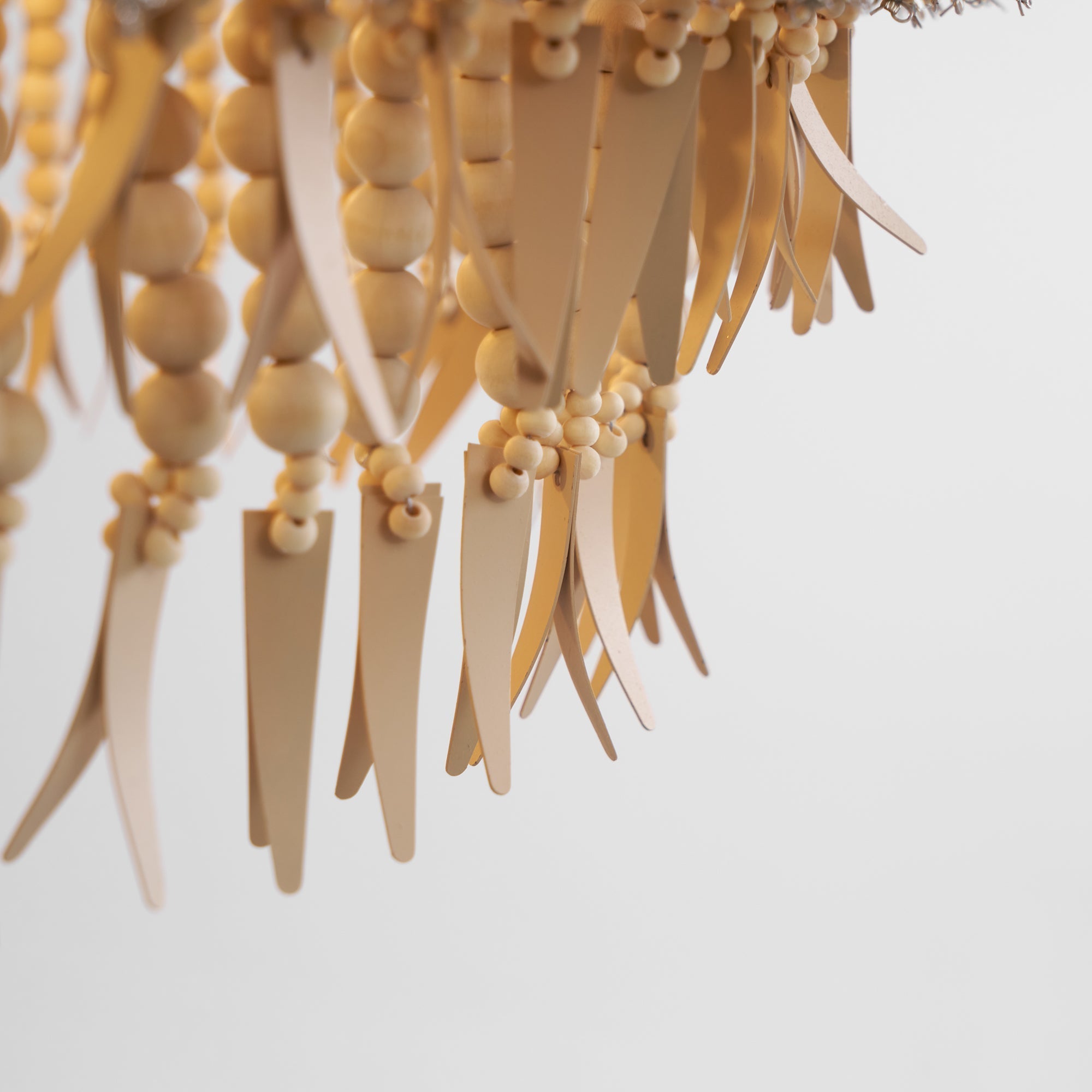 Silva Chandelier Wood and Coconut beads