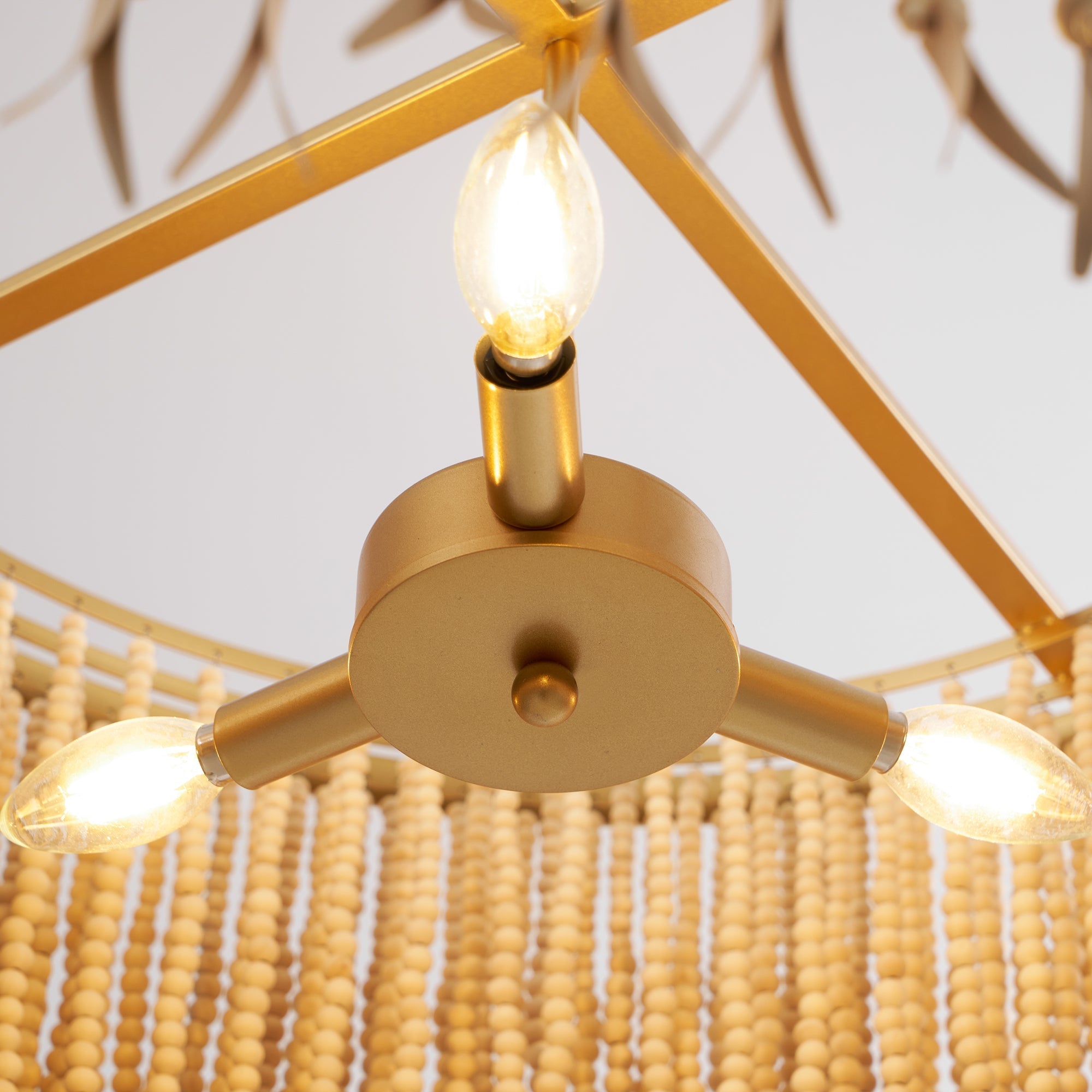 Silva Chandelier Wood and Coconut beads