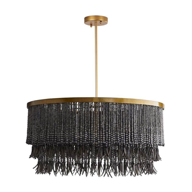 Silva Chandelier Wood and Coconut beads