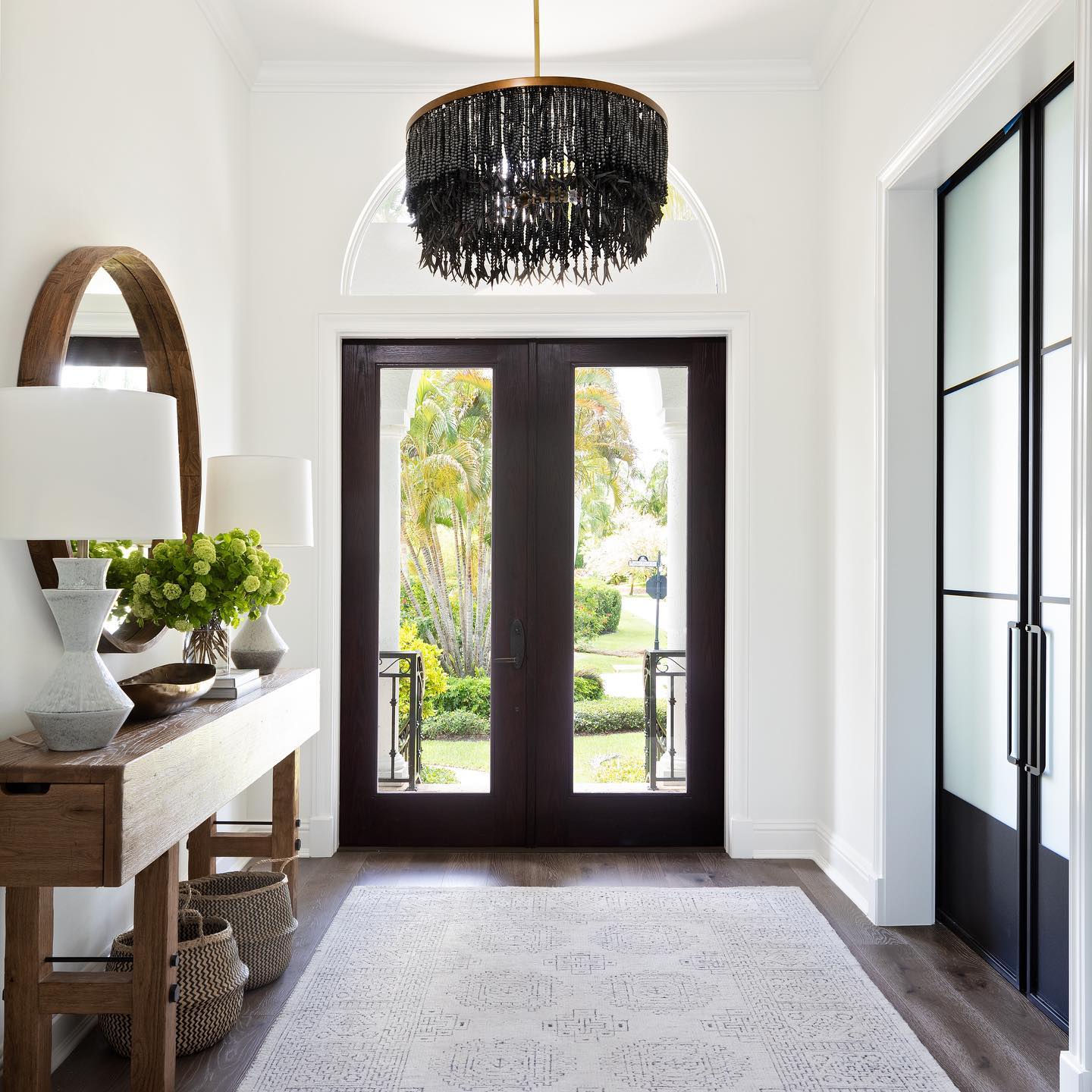 Silva Chandelier Wood and Coconut beads