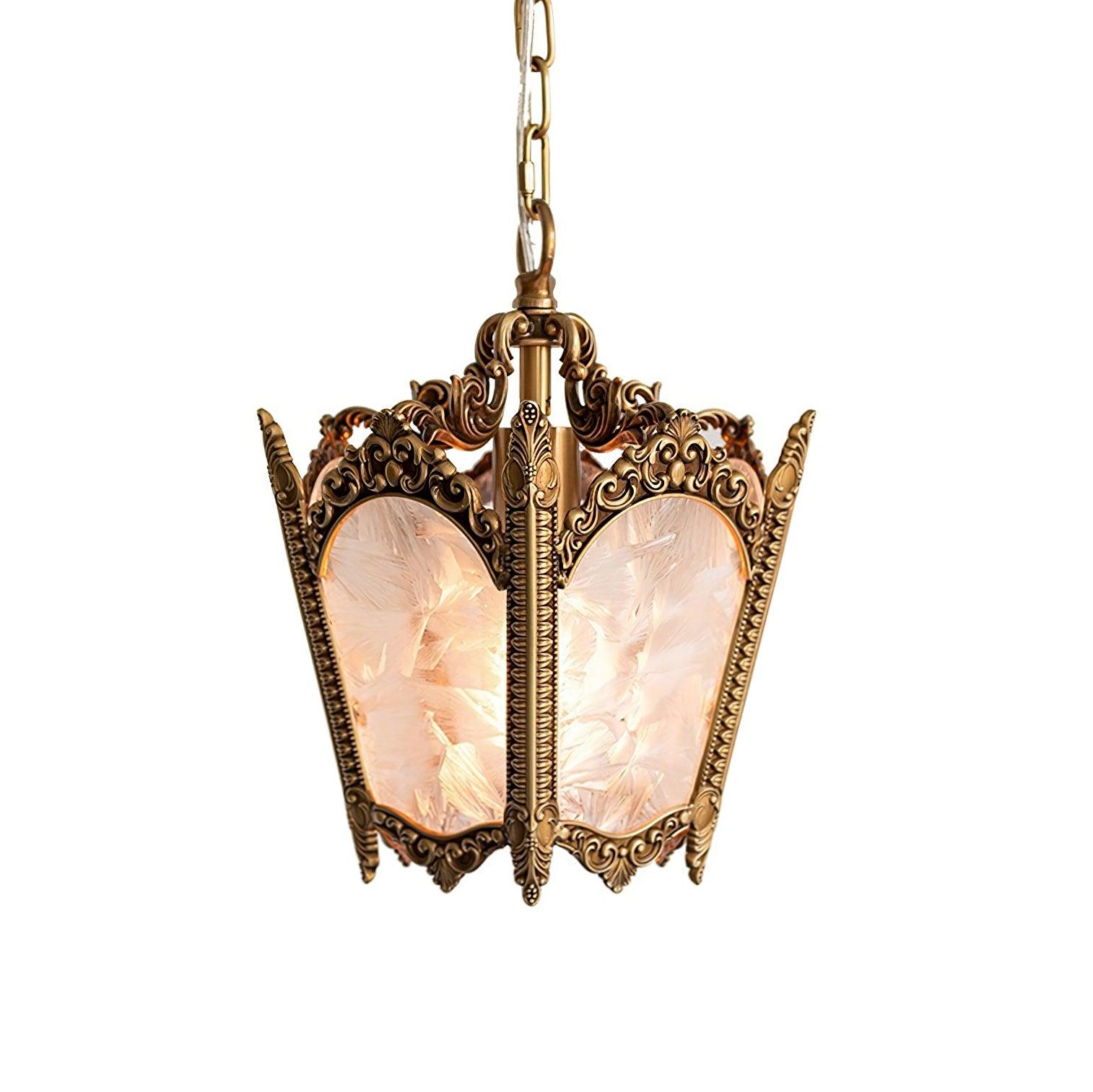 Lustra Pendant Lamp Brass Empire Antique Elegant - Letslighting