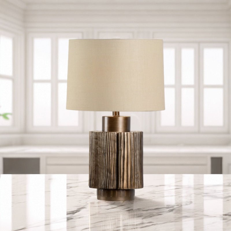 Lumeo Fabric Luxury Table Lamp - Letslighting