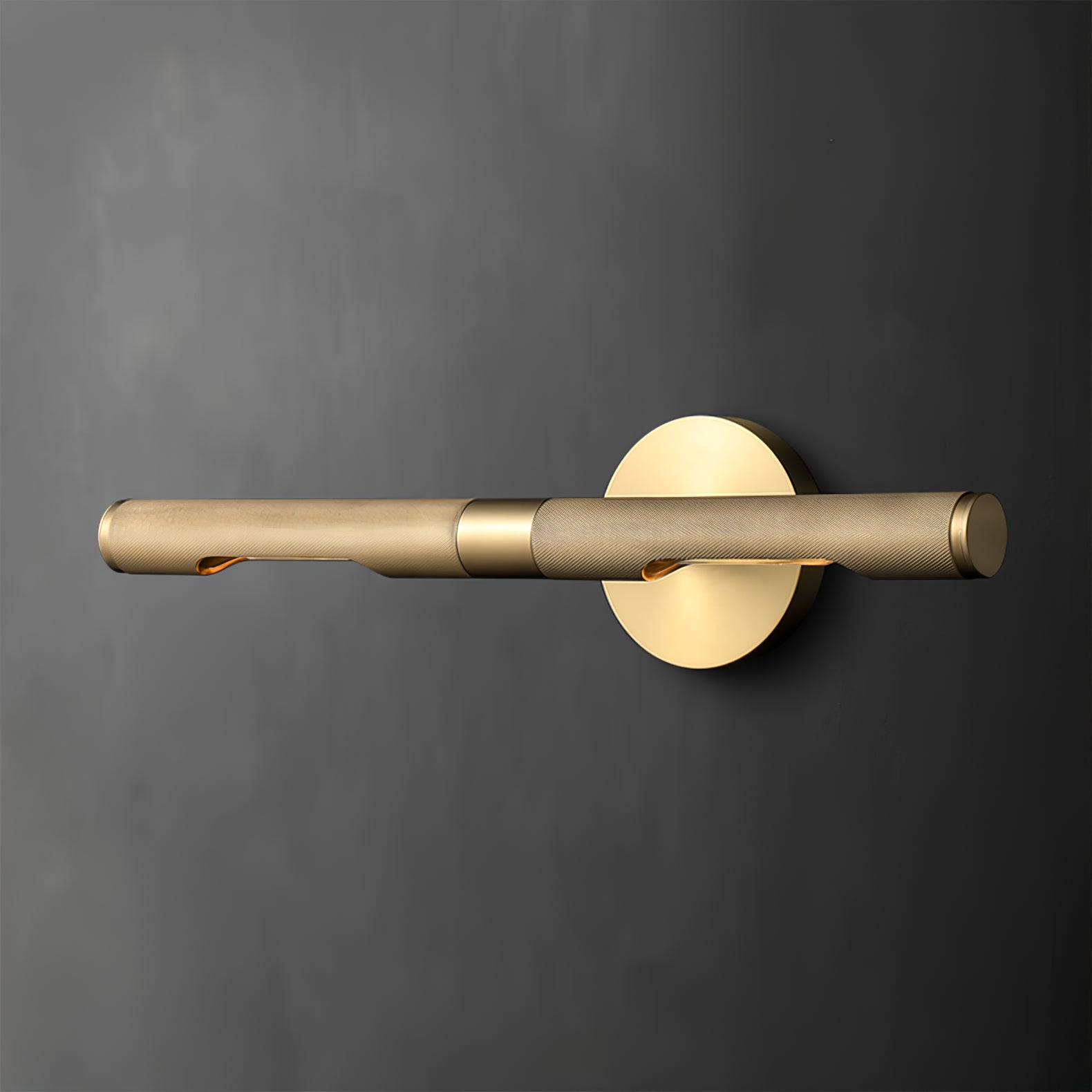 Solvain Modern Brass LED Wall Light - Letslighting