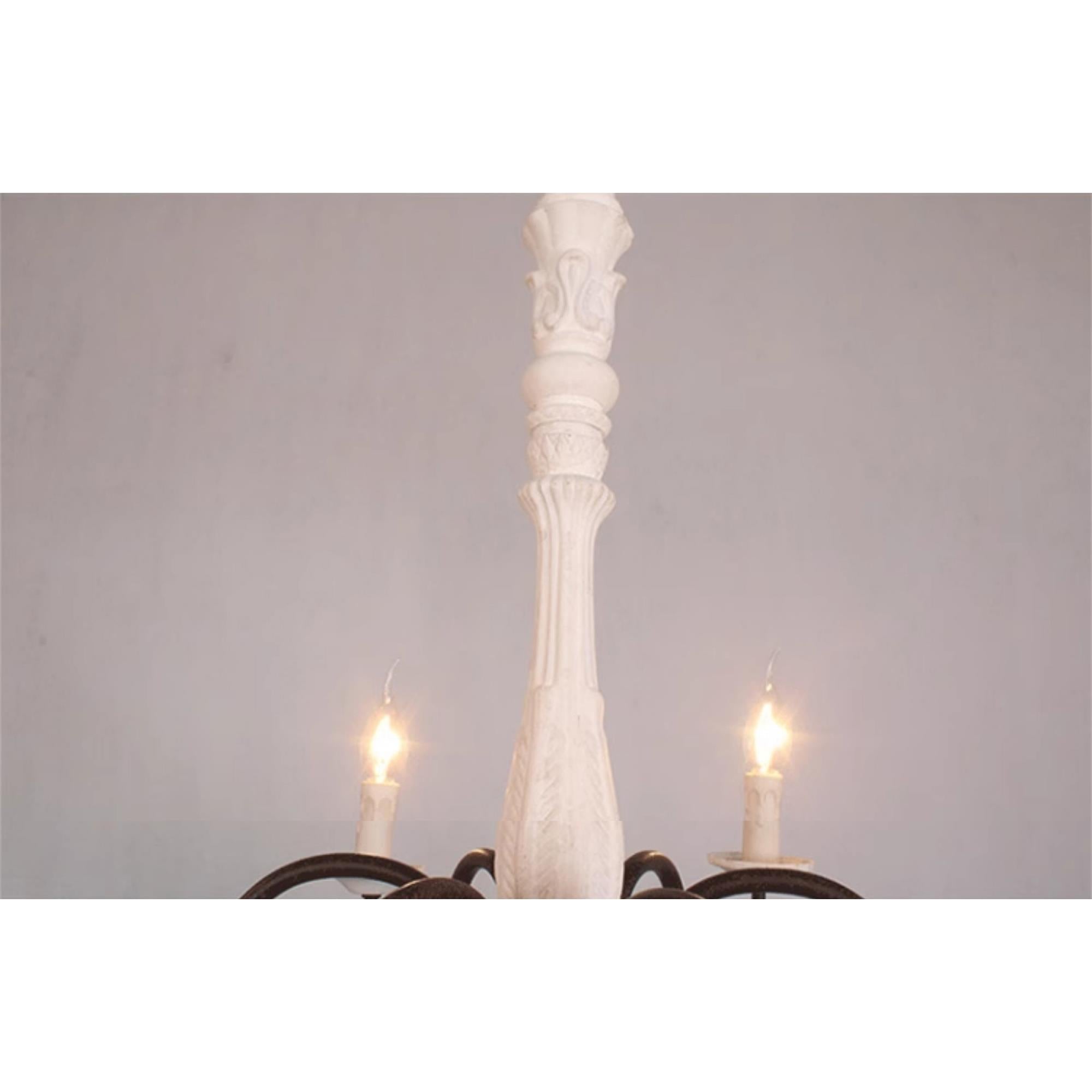 Ljomuvyi Traditional Farmhouse Wood Chandelier - Letslighting