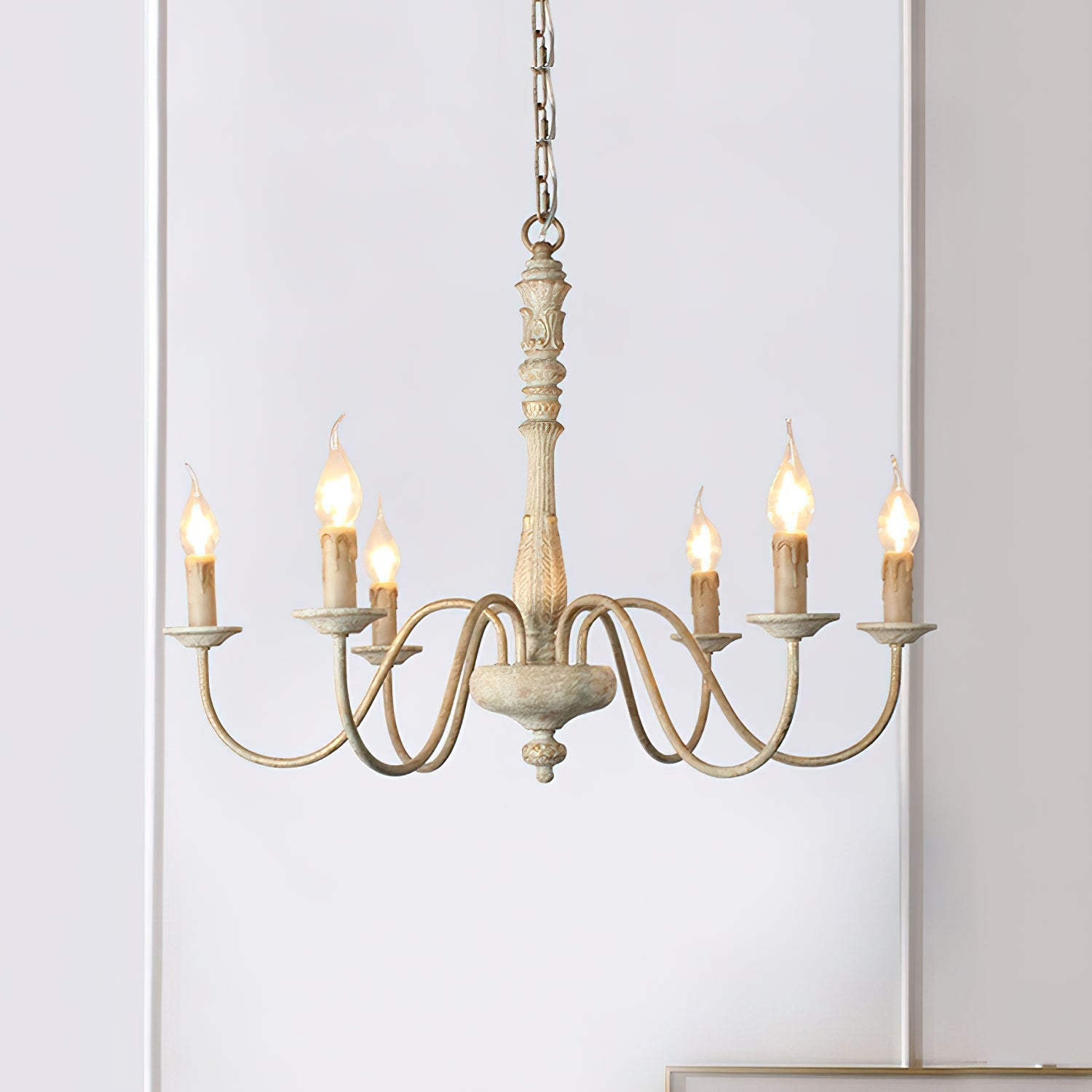 Ljomuvyi Traditional Farmhouse Wood Chandelier - Letslighting
