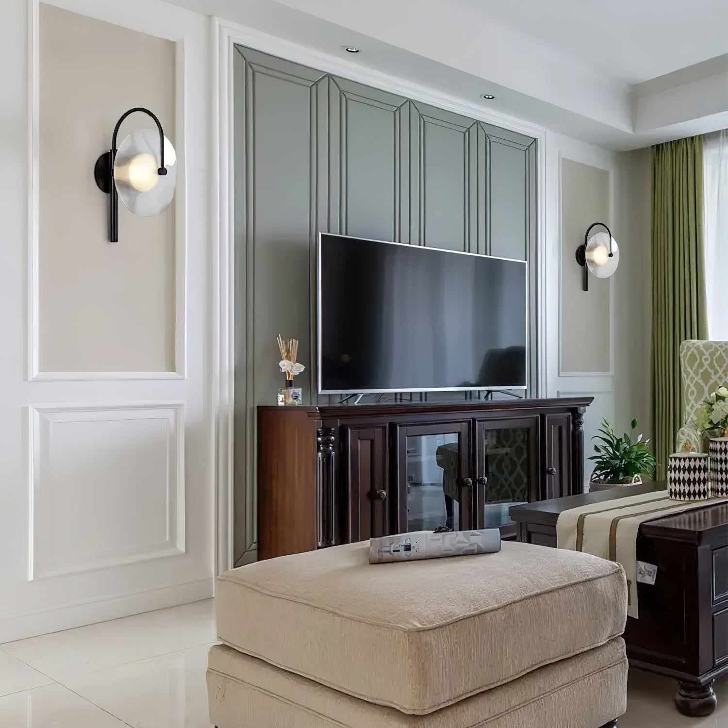 Antonia Modern Minimalist Art Glass Wall Lamp - Letslighting