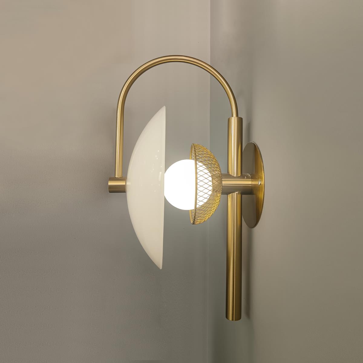 Antonia Modern Minimalist Art Glass Wall Lamp - Letslighting