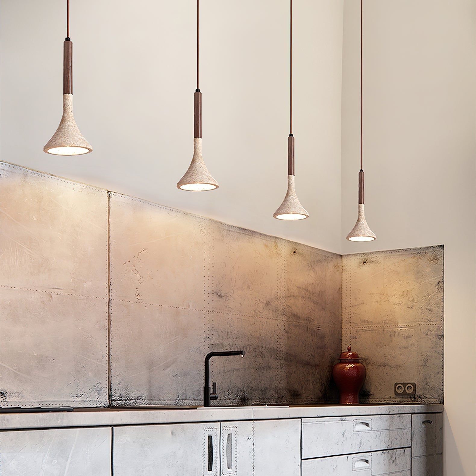 Ilnoren Travertine Pendant Light - Letslighting