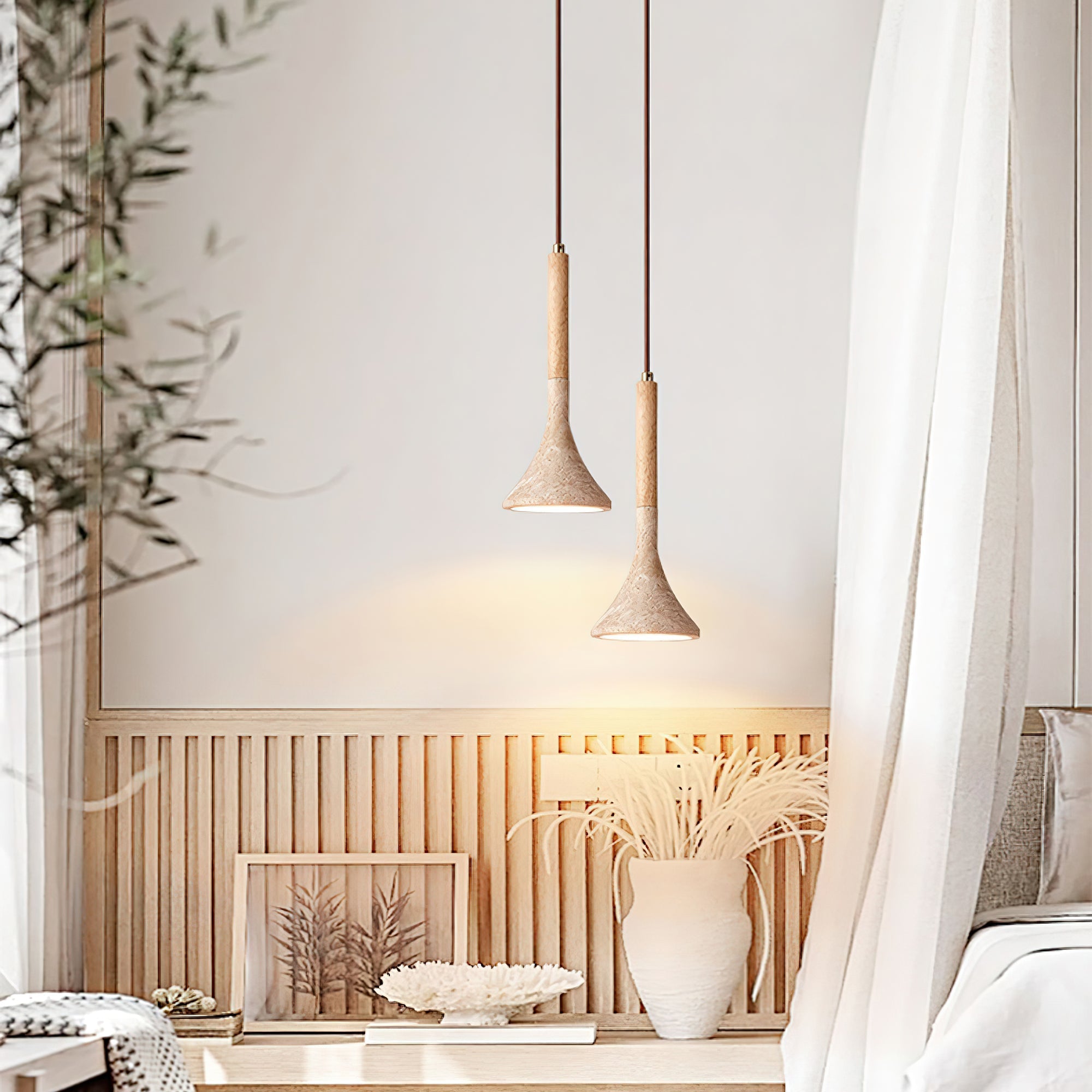 Ilnoren Travertine Pendant Light - Letslighting