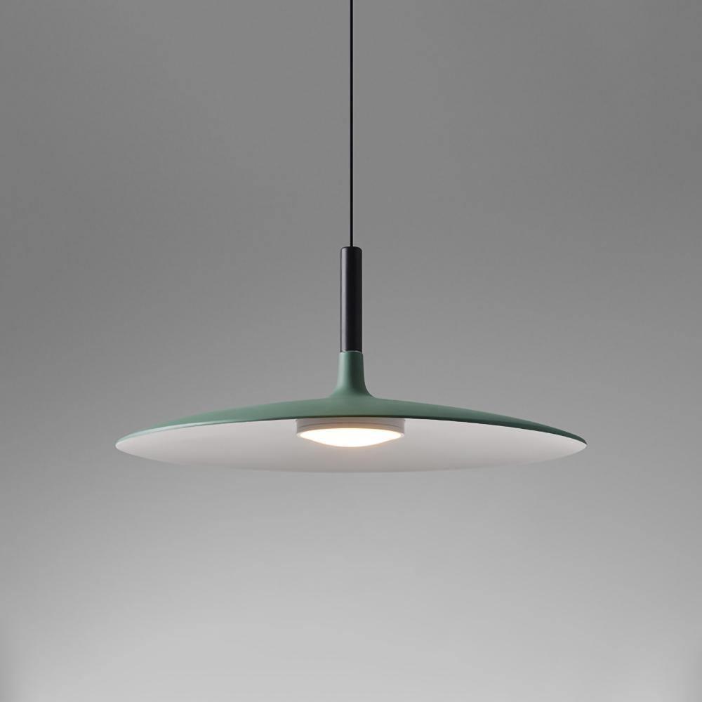 Lustra Pendant Lamp Aluminum Flat Disc - Letslighting