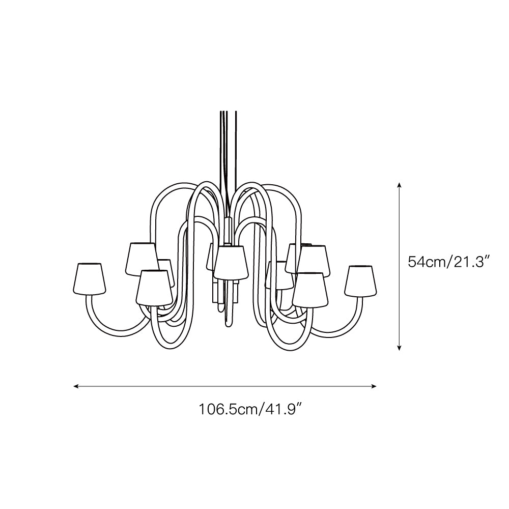 Ostruvyn Modern Premium Glass Chandelier - Letslighting
