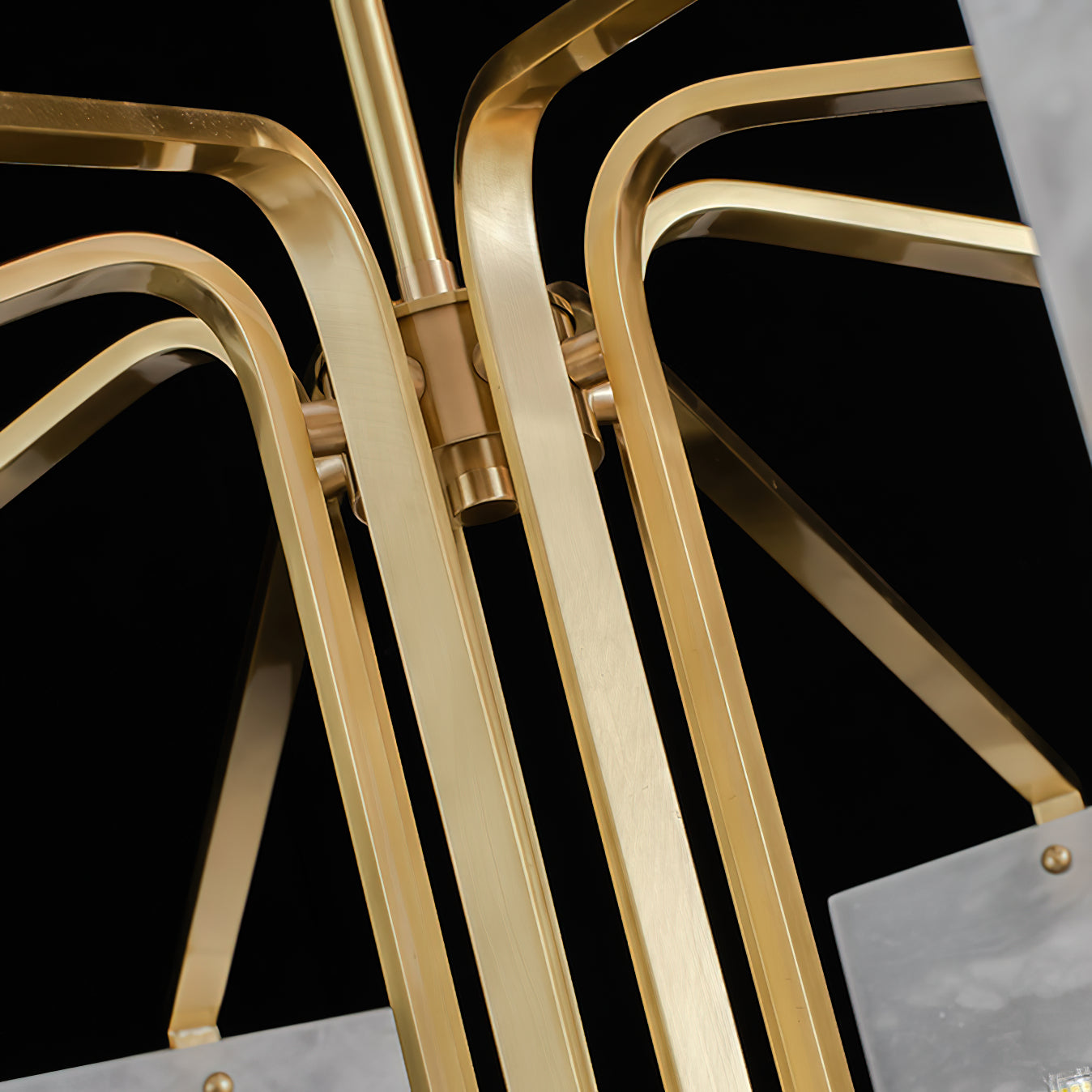 Luster Luxury Brass Alabaster Chandelier - Letslighting