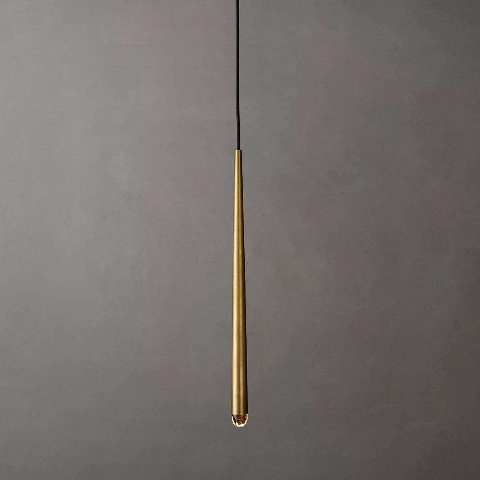 Chandelier Crystal Shade Brass Blackened Silver Luxe Minimalistic - Letslighting