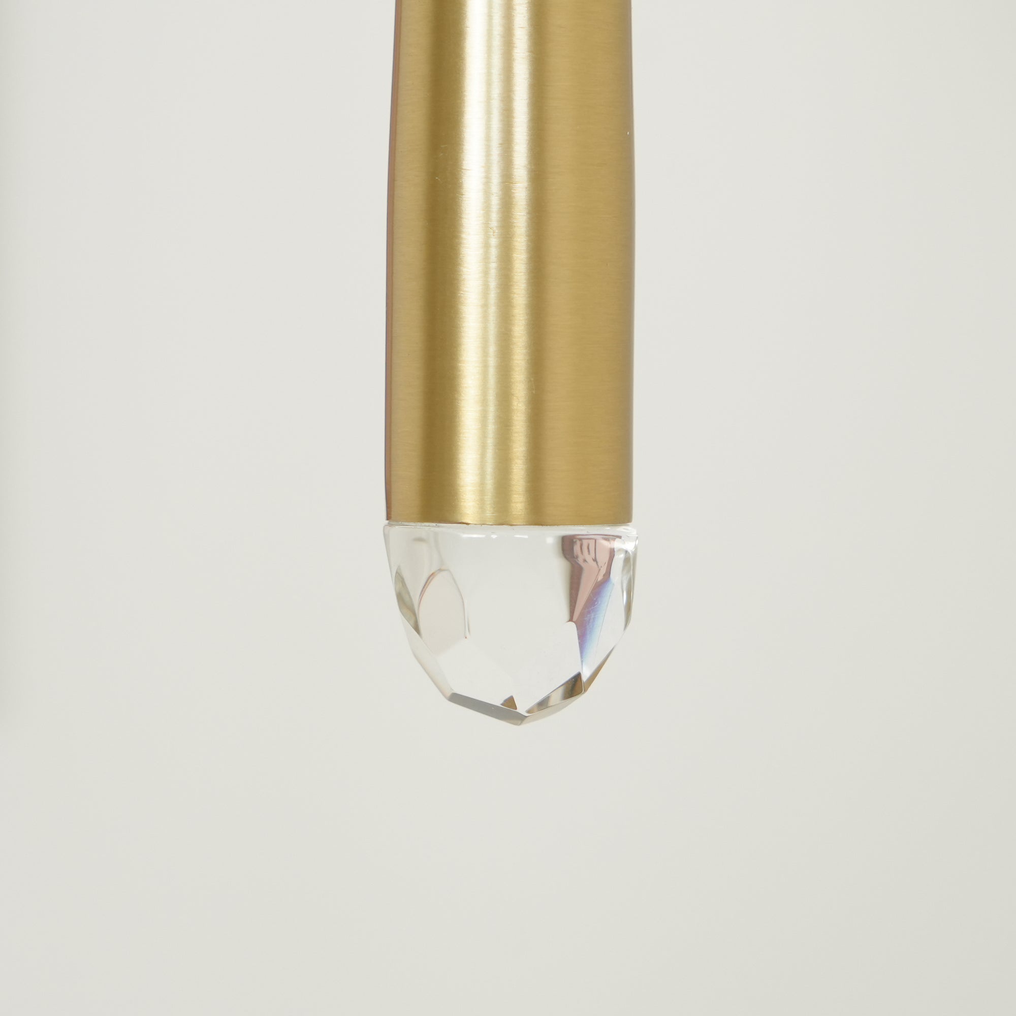 Chandelier Crystal Shade Brass Blackened Silver Luxe Minimalistic - Letslighting