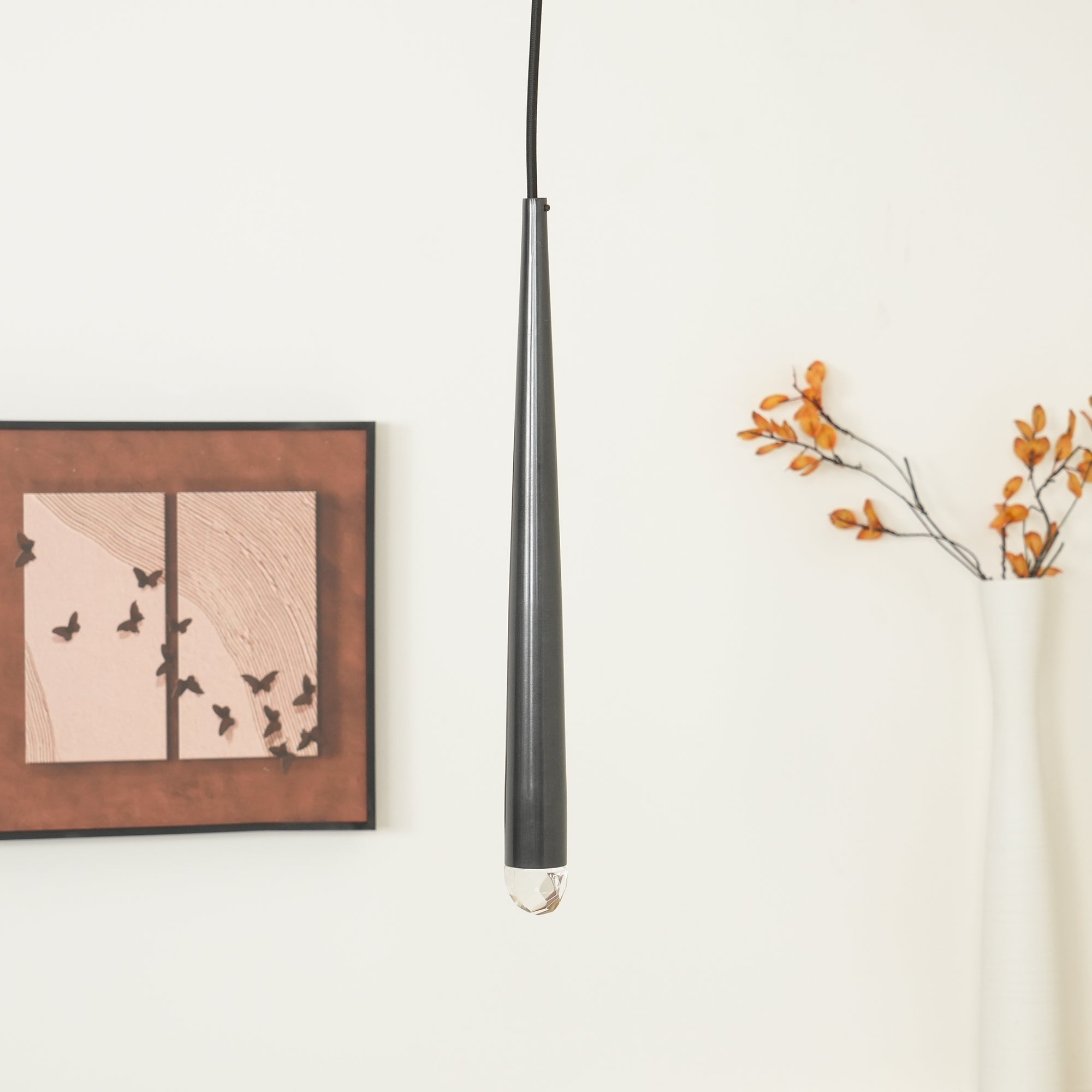 Chandelier Crystal Shade Brass Blackened Silver Luxe Minimalistic - Letslighting