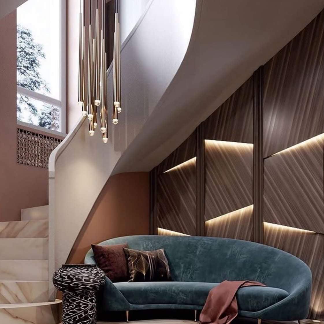 Chandelier Crystal Shade Brass Blackened Silver Luxe Minimalistic - Letslighting