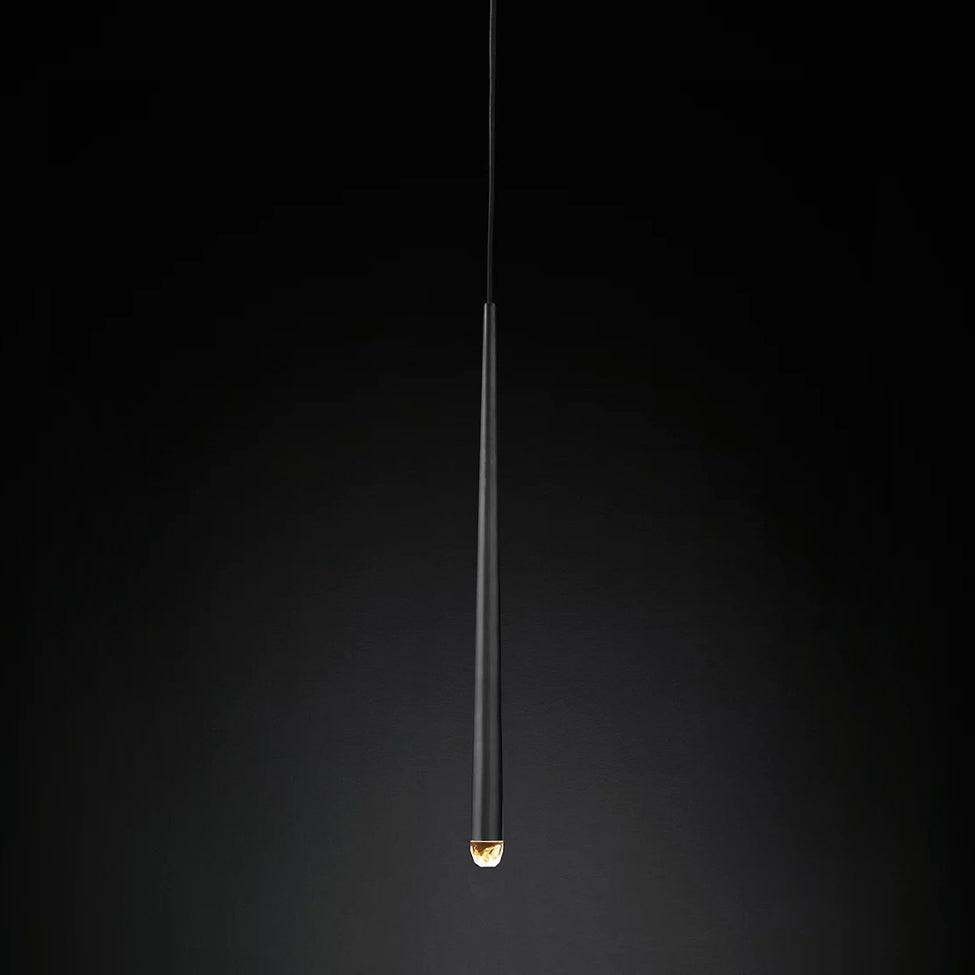 Chandelier Crystal Shade Brass Blackened Silver Luxe Minimalistic - Letslighting